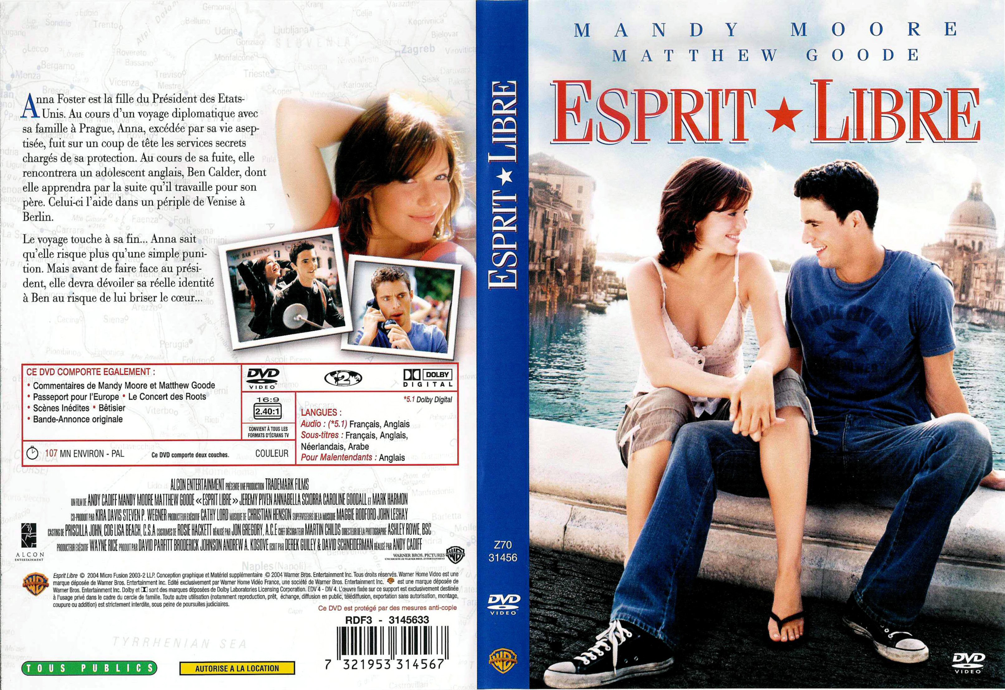 Jaquette DVD Esprit libre
