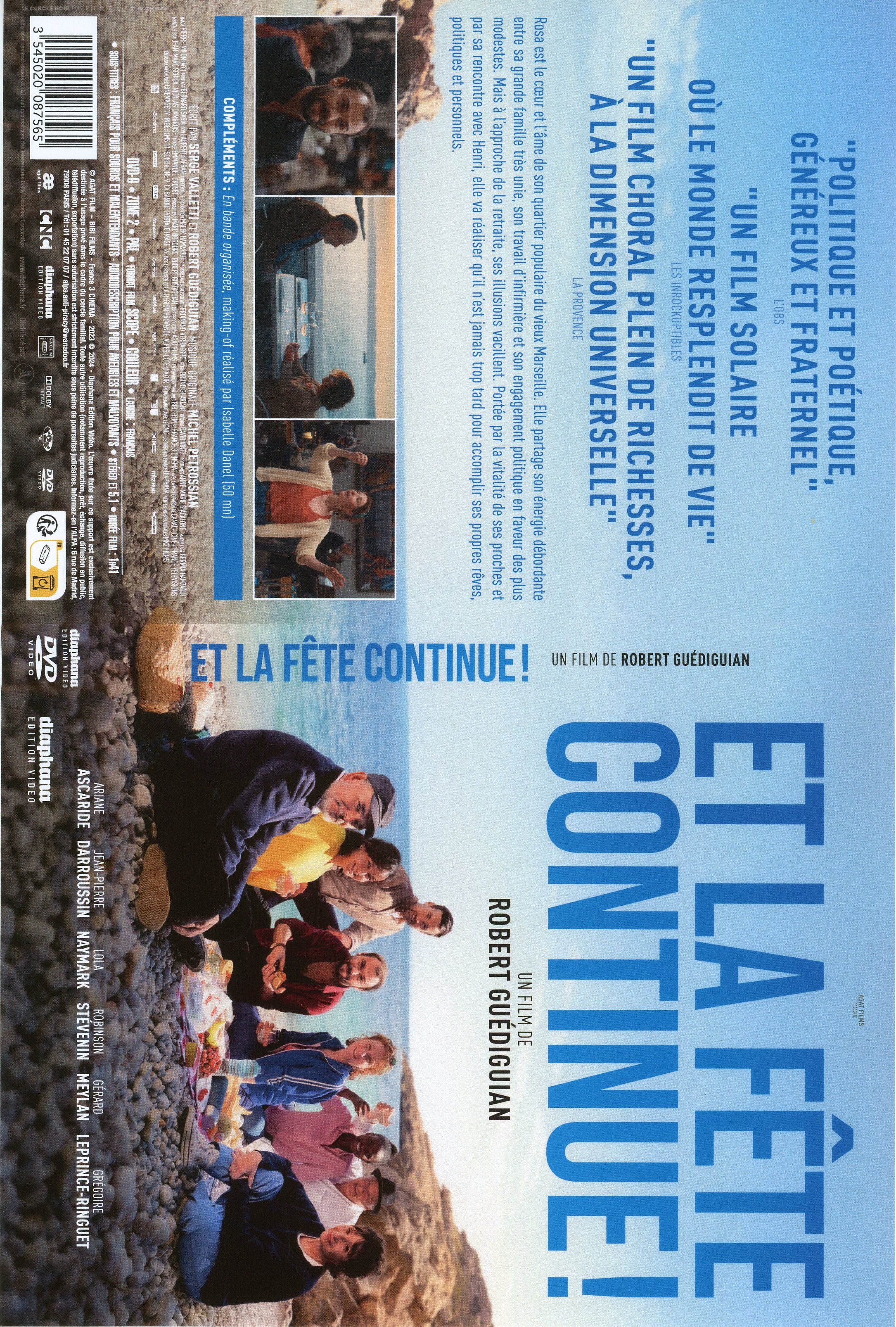 Jaquette DVD Et la fte continue