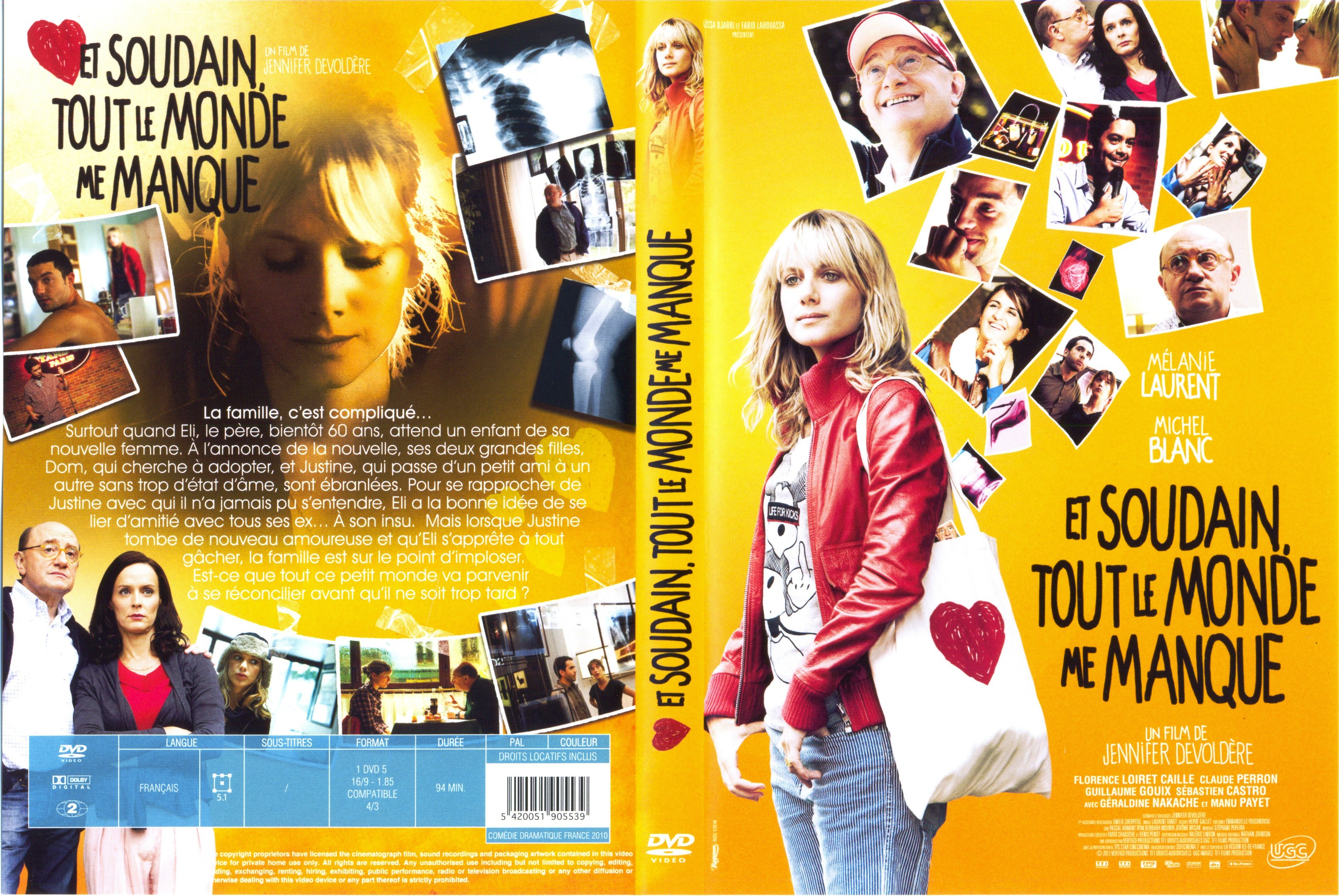 Jaquette DVD Et soudain, tout le monde me manque