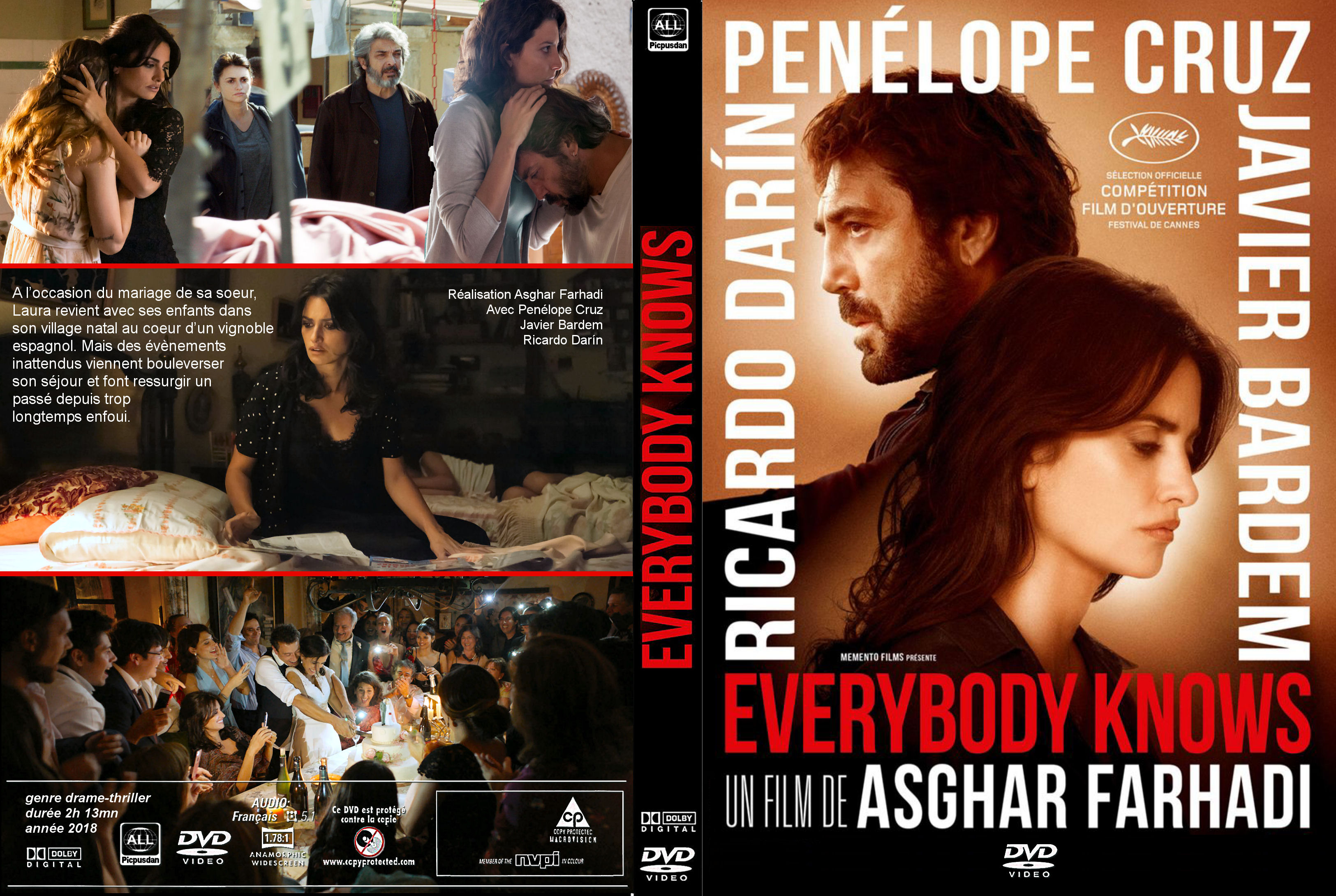 Jaquette DVD Everybody knows custom