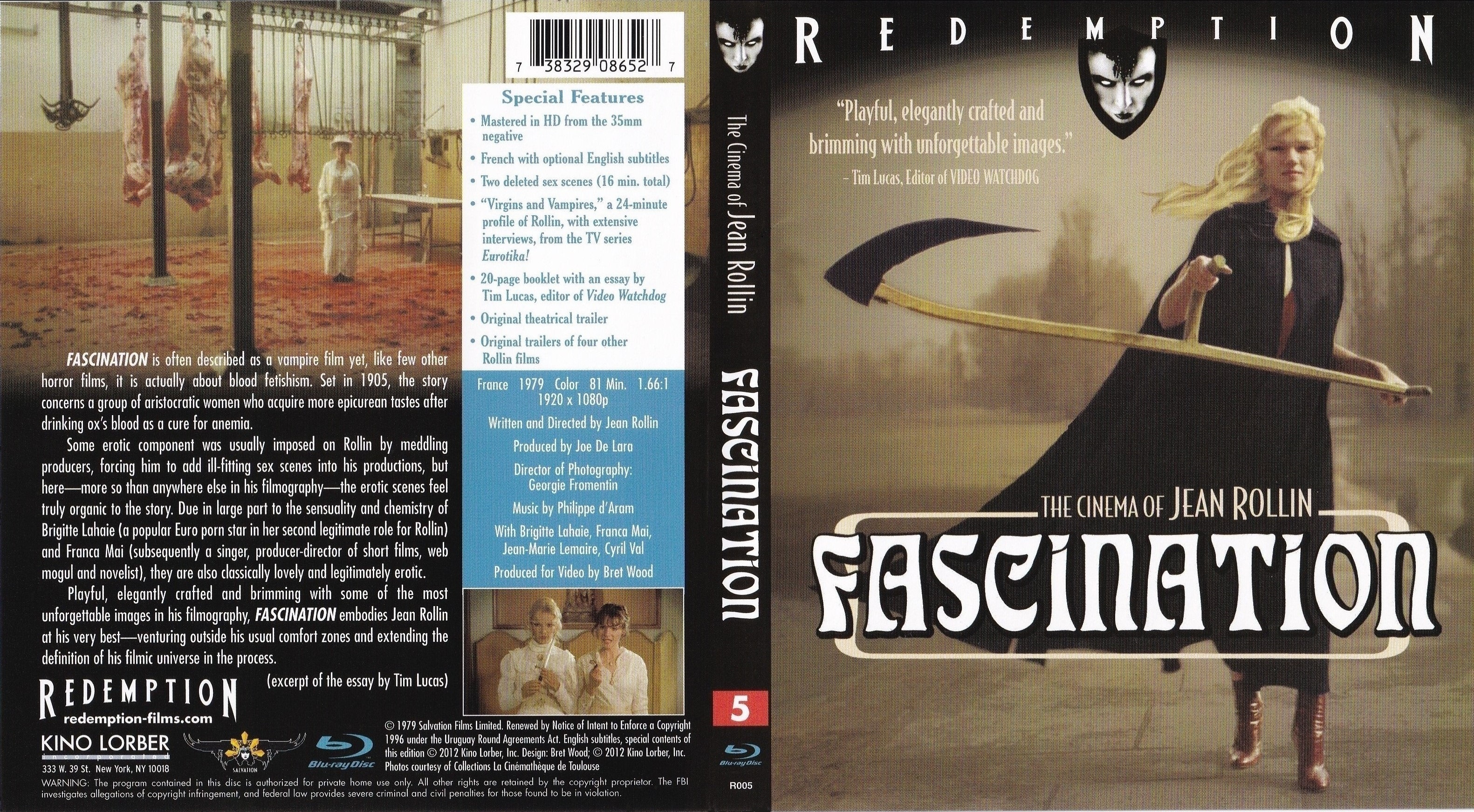 Jaquette DVD Fascination ZONE 1 (BLU-RAY)