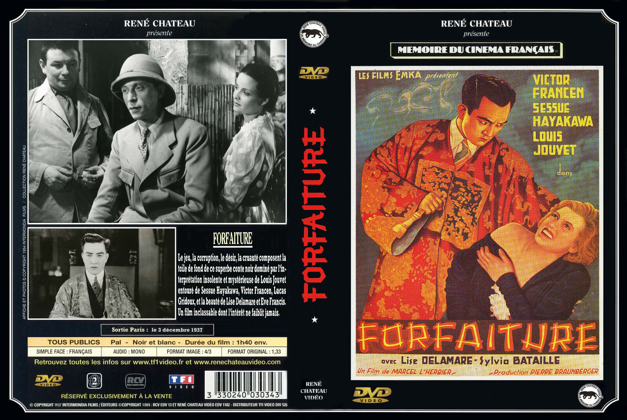 Jaquette DVD Forfaiture custom