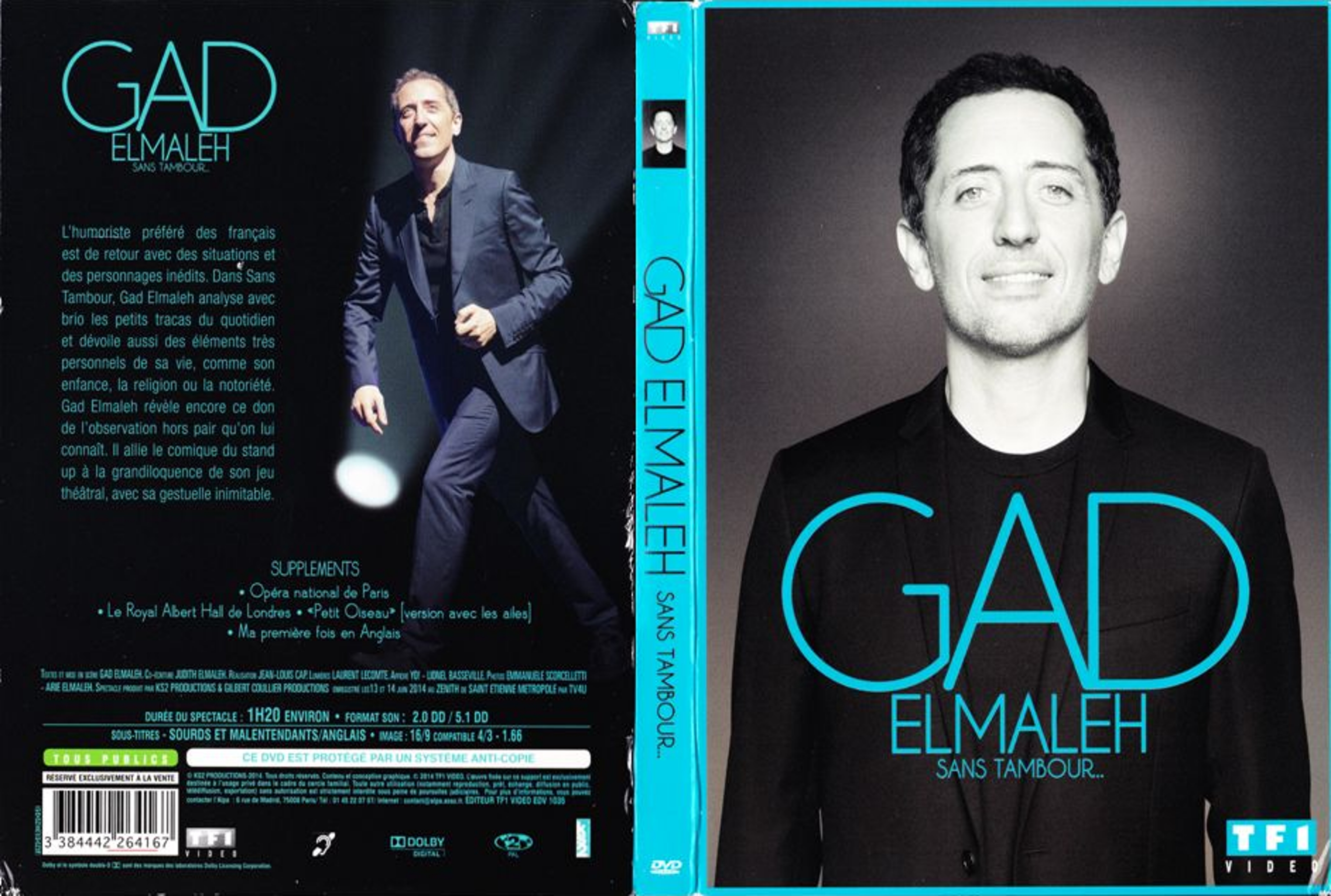 Jaquette DVD Gad Elmaleh - Sans tambour