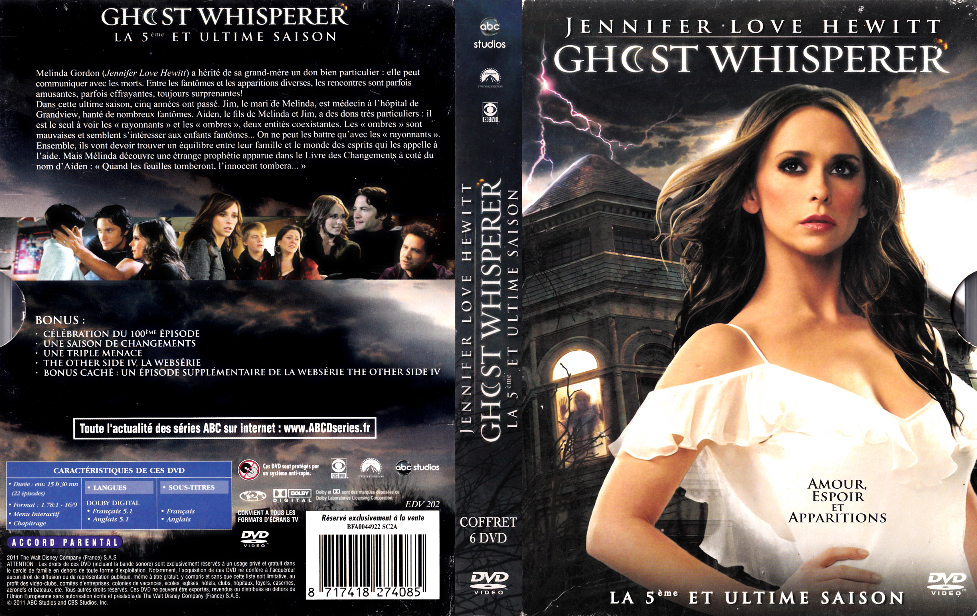 Jaquette DVD Ghost whisperer saison 5