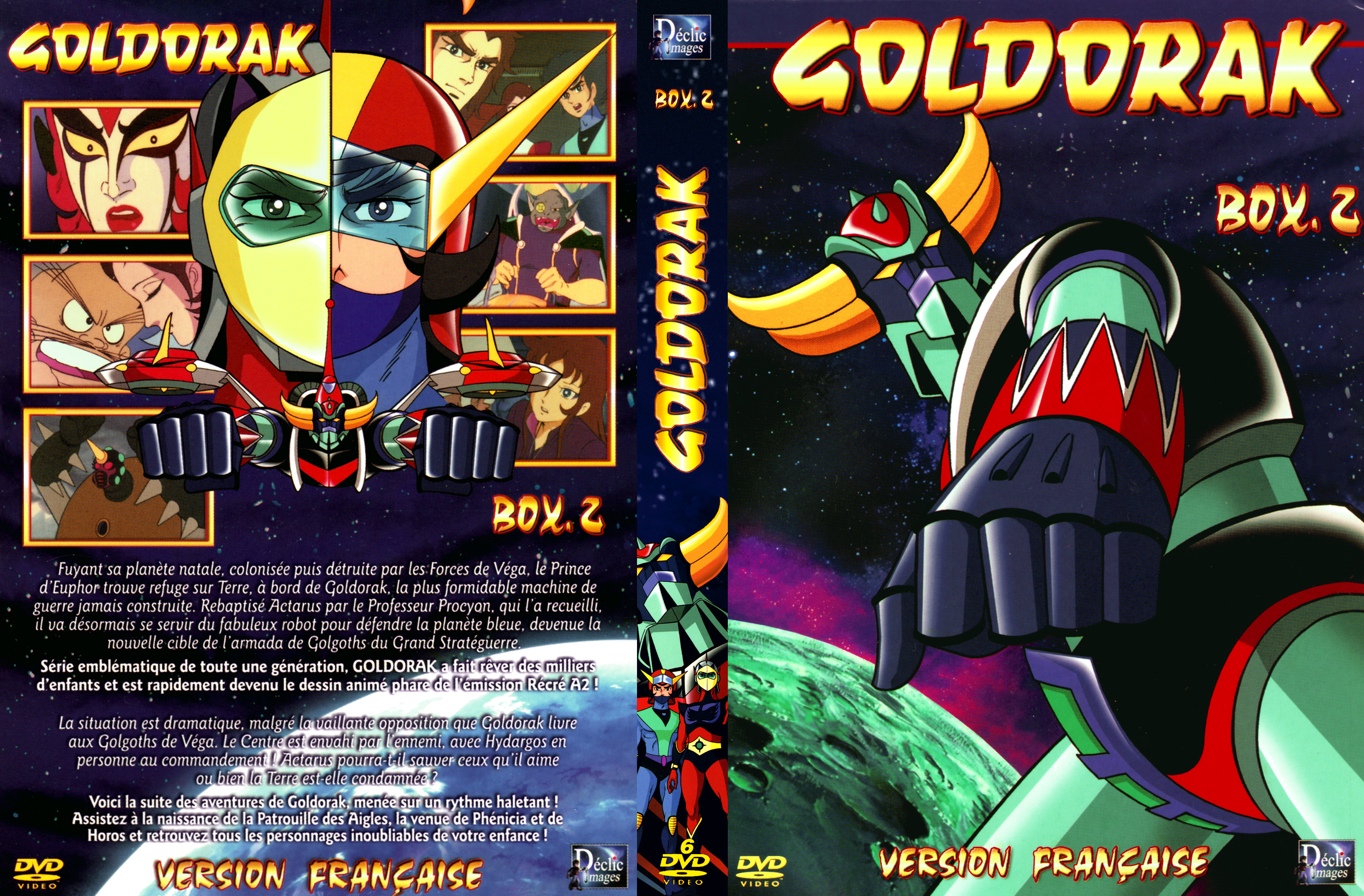 Jaquette DVD de Goldorak Box 3 - Cinéma Passion