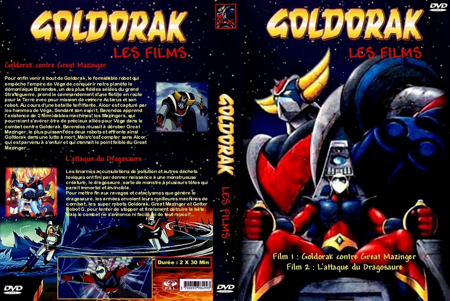 Jaquette DVD de Goldorak Box 3 - Cinéma Passion