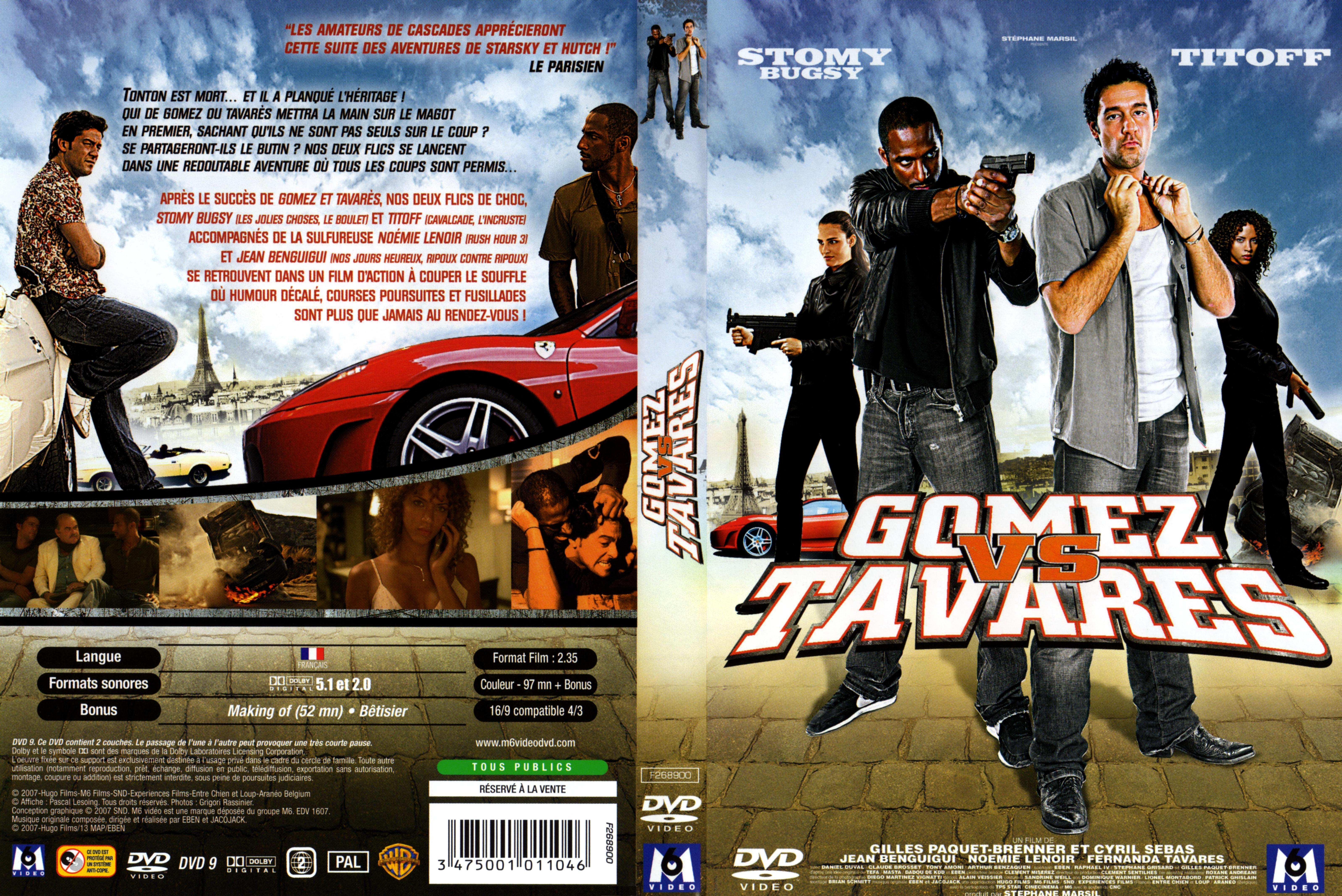 Jaquette DVD Gomez vs Tavares