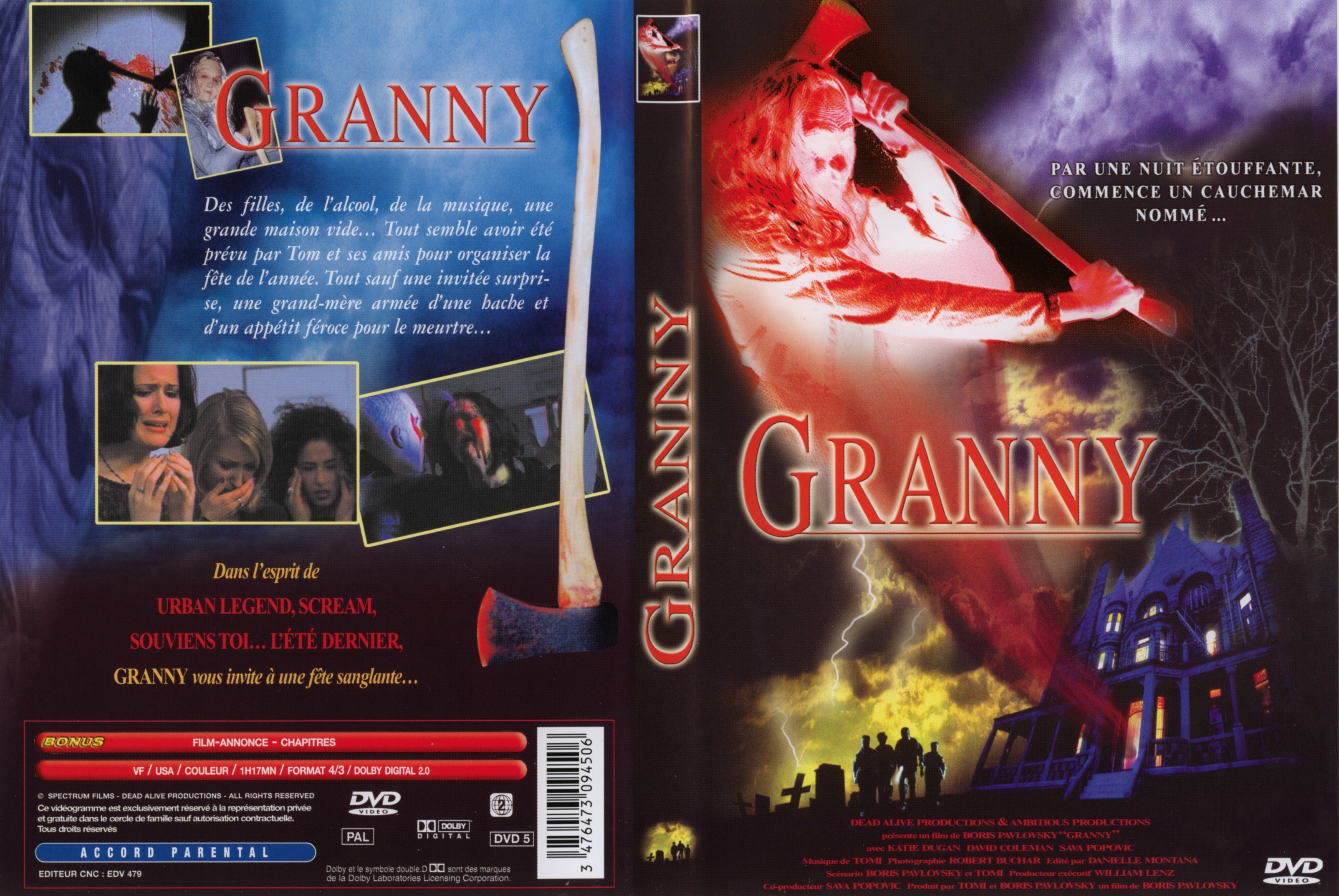 Jaquette DVD Granny