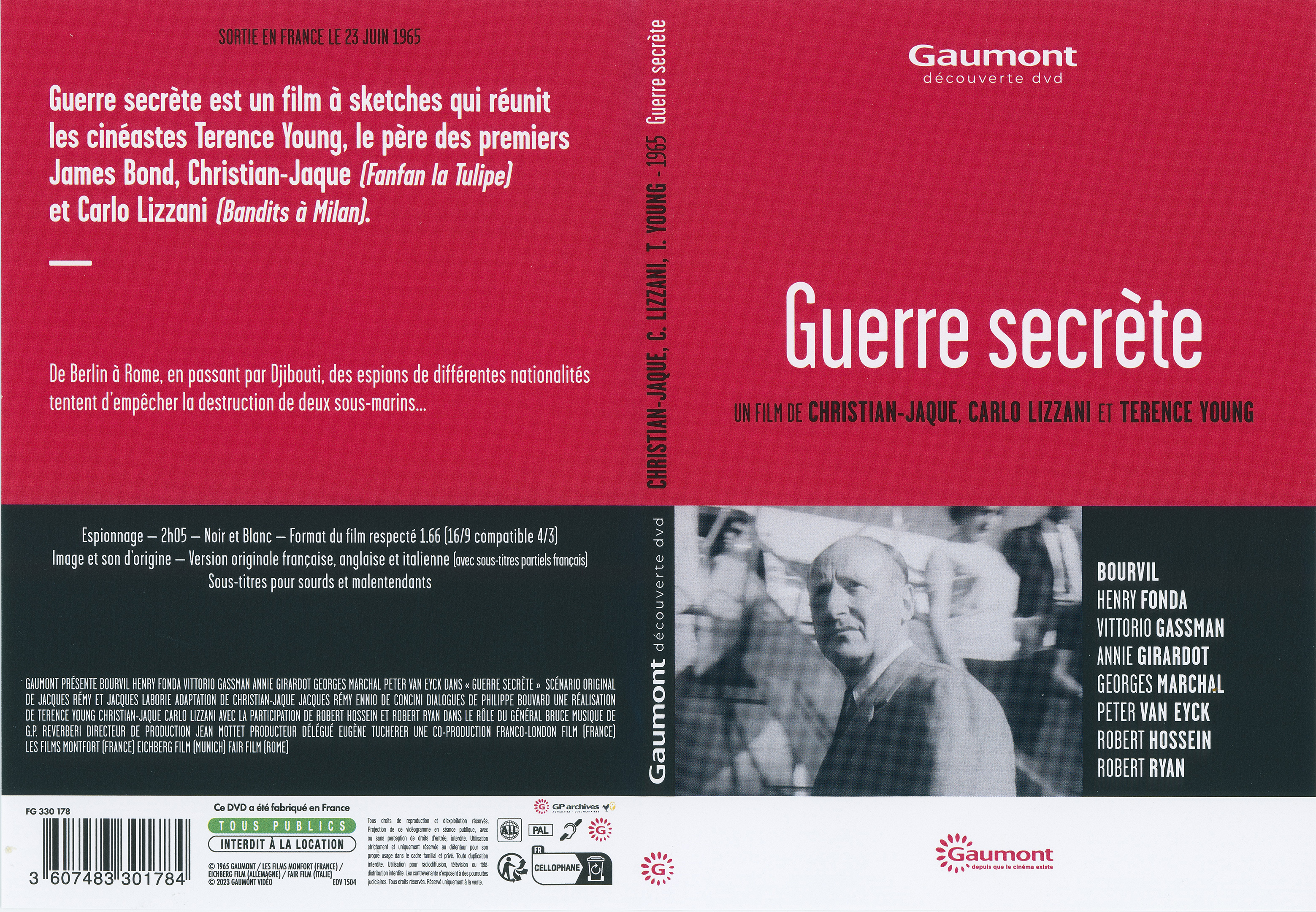 Jaquette DVD Guerre secrte