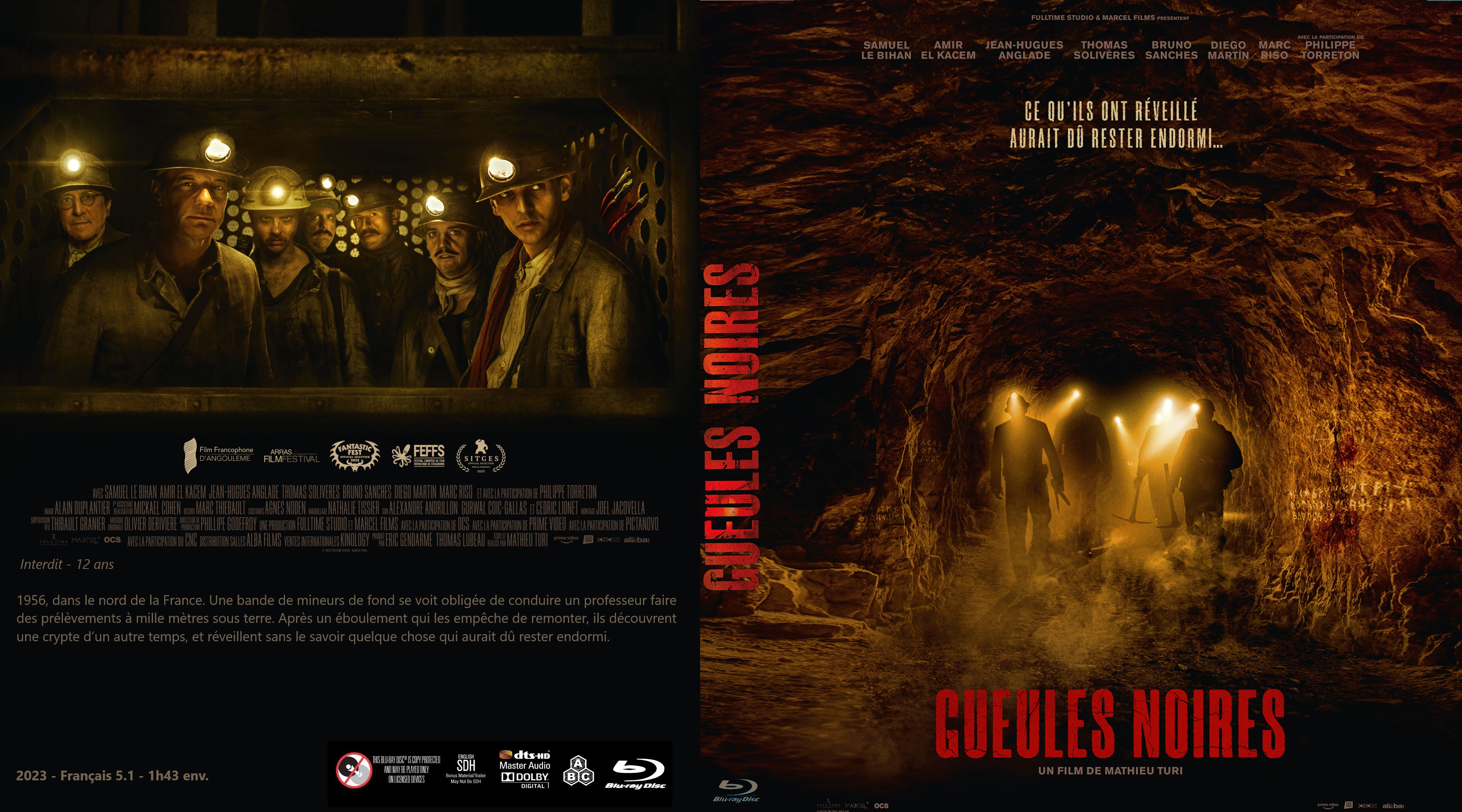 Jaquette DVD Gueules Noires custom (BLU-RAY)