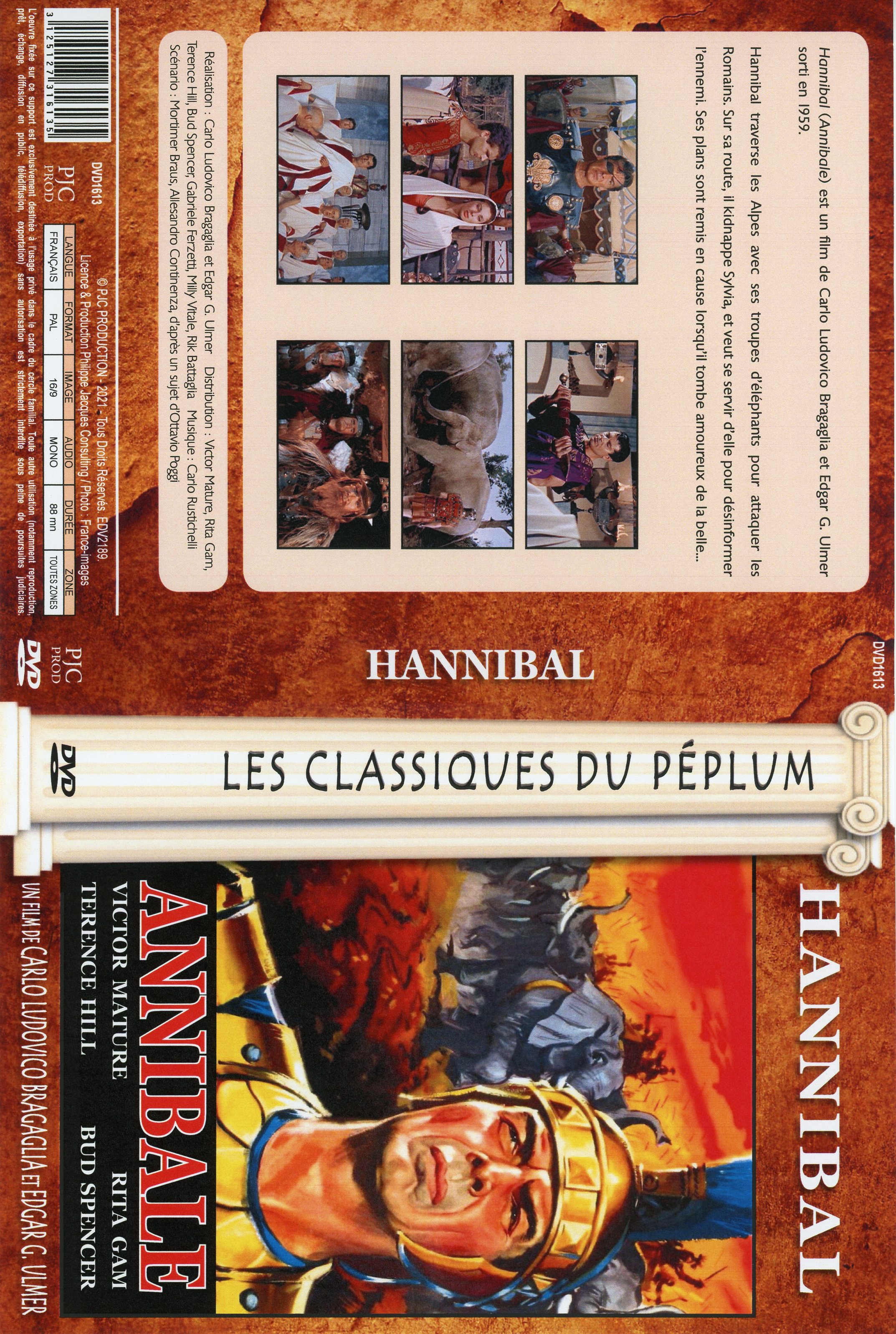 Jaquette DVD Hannibal (1959) v2 