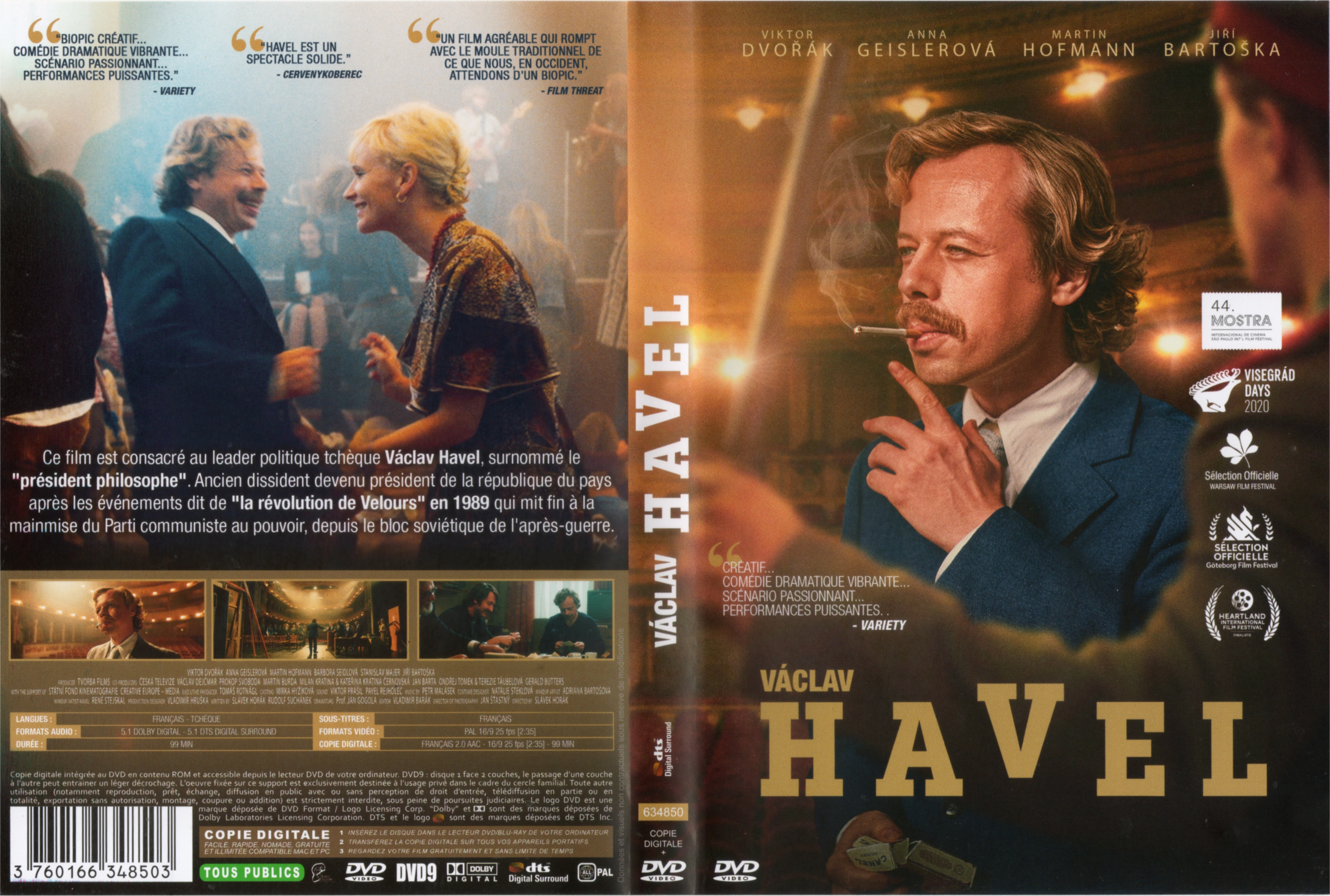 Jaquette DVD Havel (BLU-RAY)