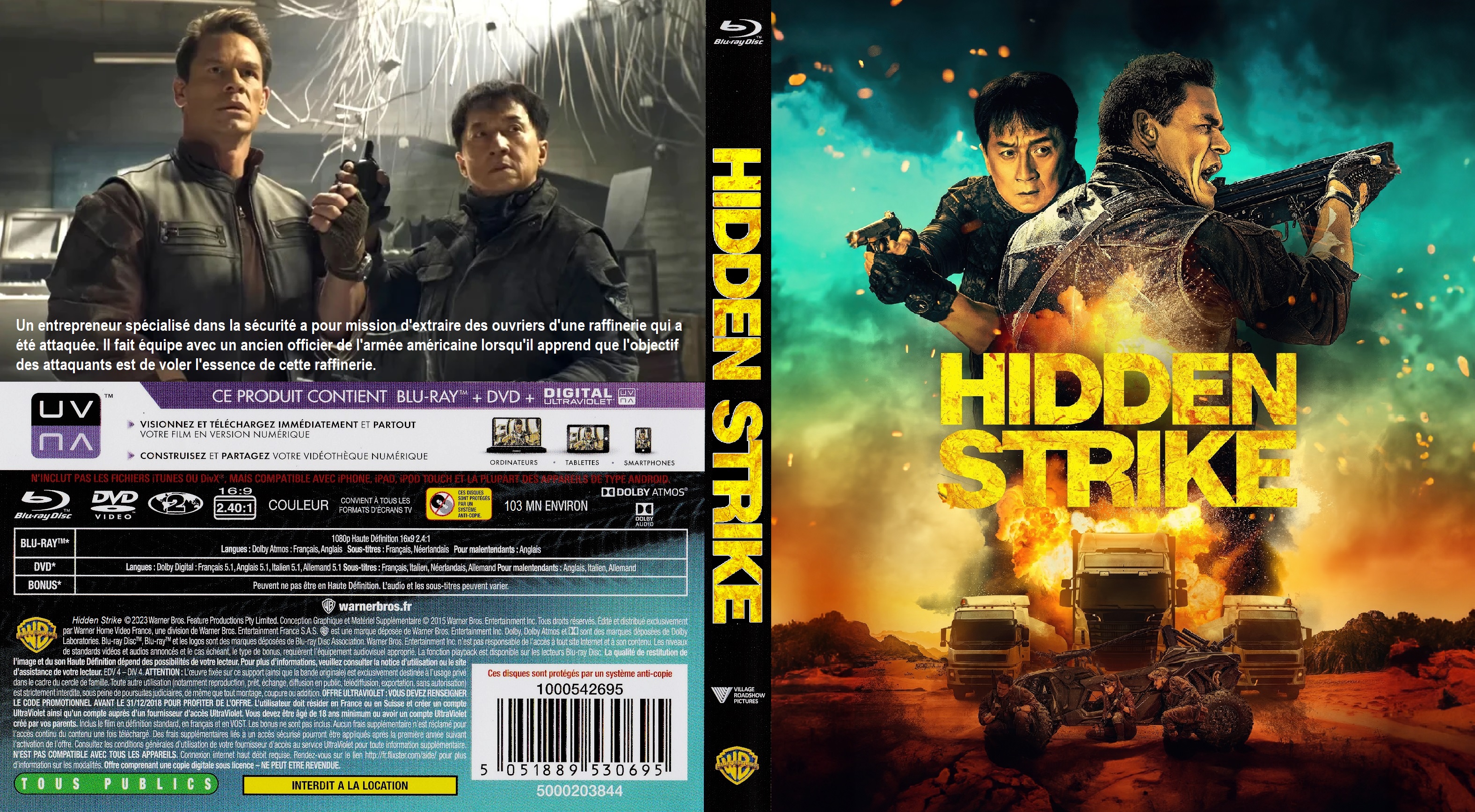 Jaquette DVD Hidden Strike  BLU RAY custom