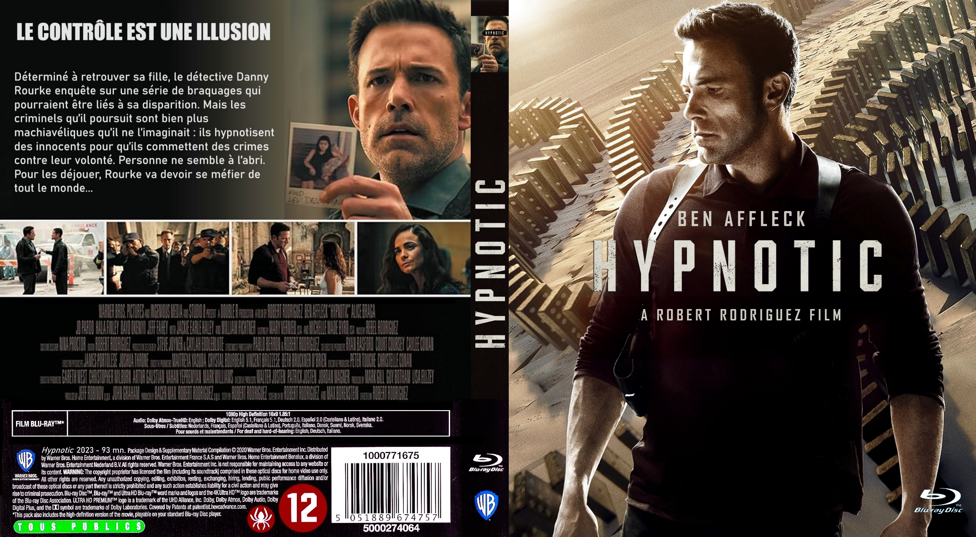 Jaquette DVD Hypnotic custom (BLU-RAY)