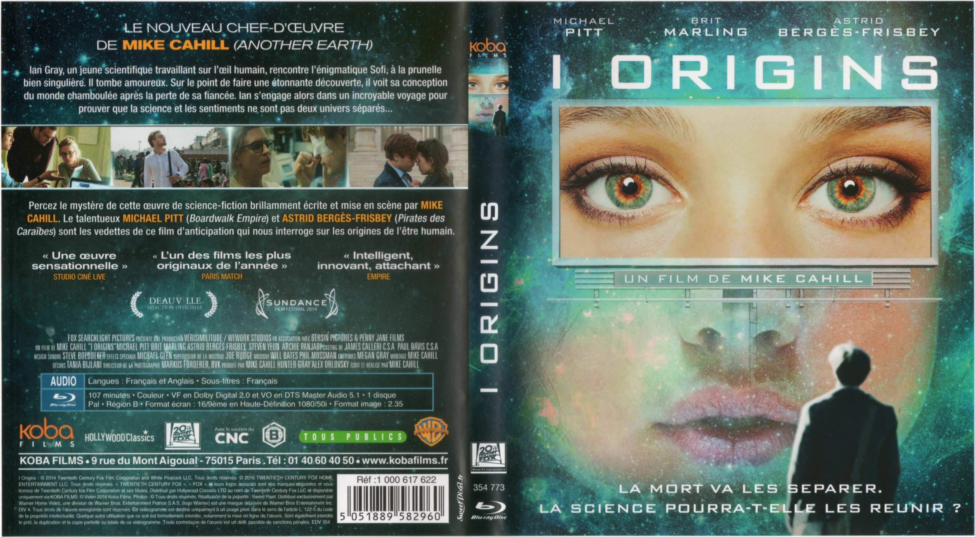 Jaquette DVD I Origins (BLU-RAY)