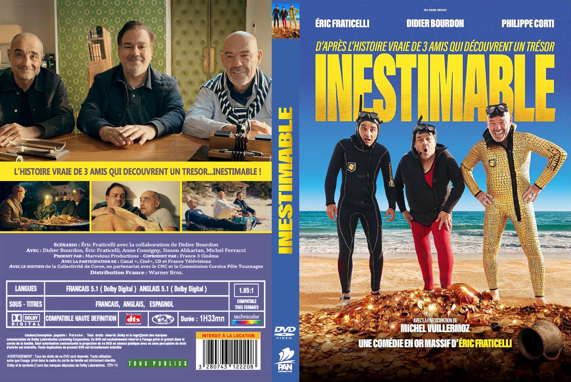 Jaquette DVD Inestimable cuxtom