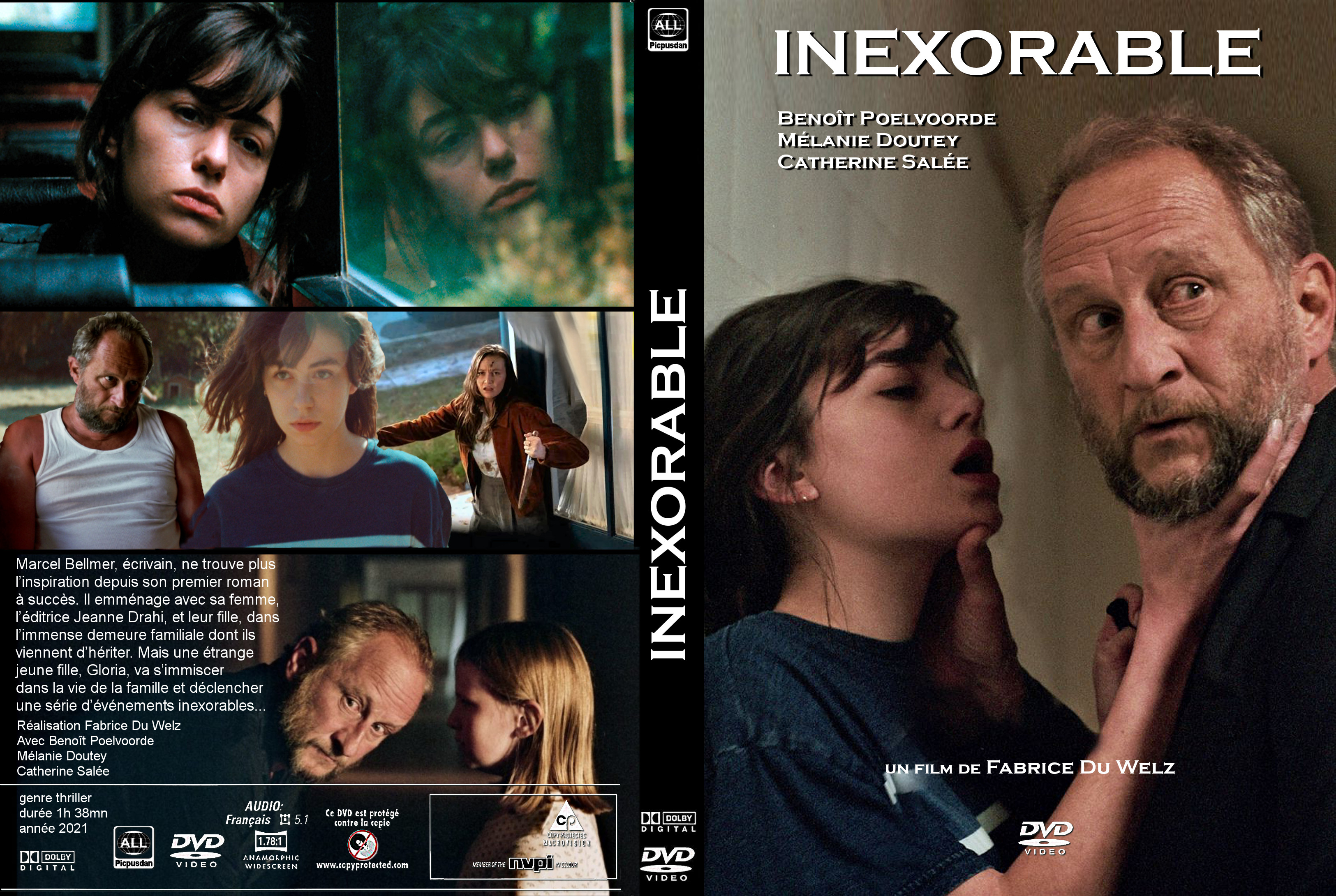 Jaquette Dvd De Inexorable Custom Cinéma Passion 5563