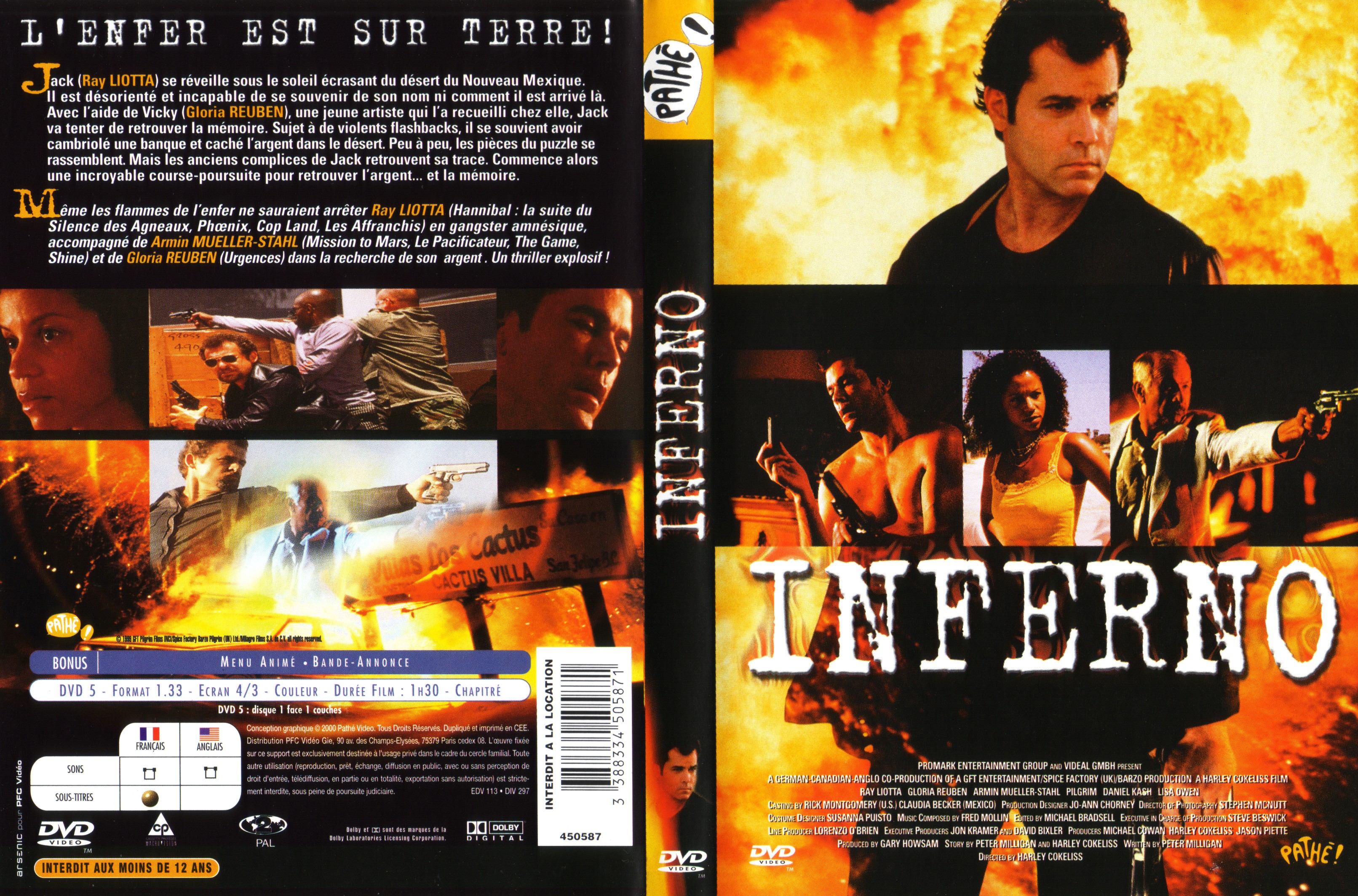 Jaquette DVD Inferno (Ray Liotta)