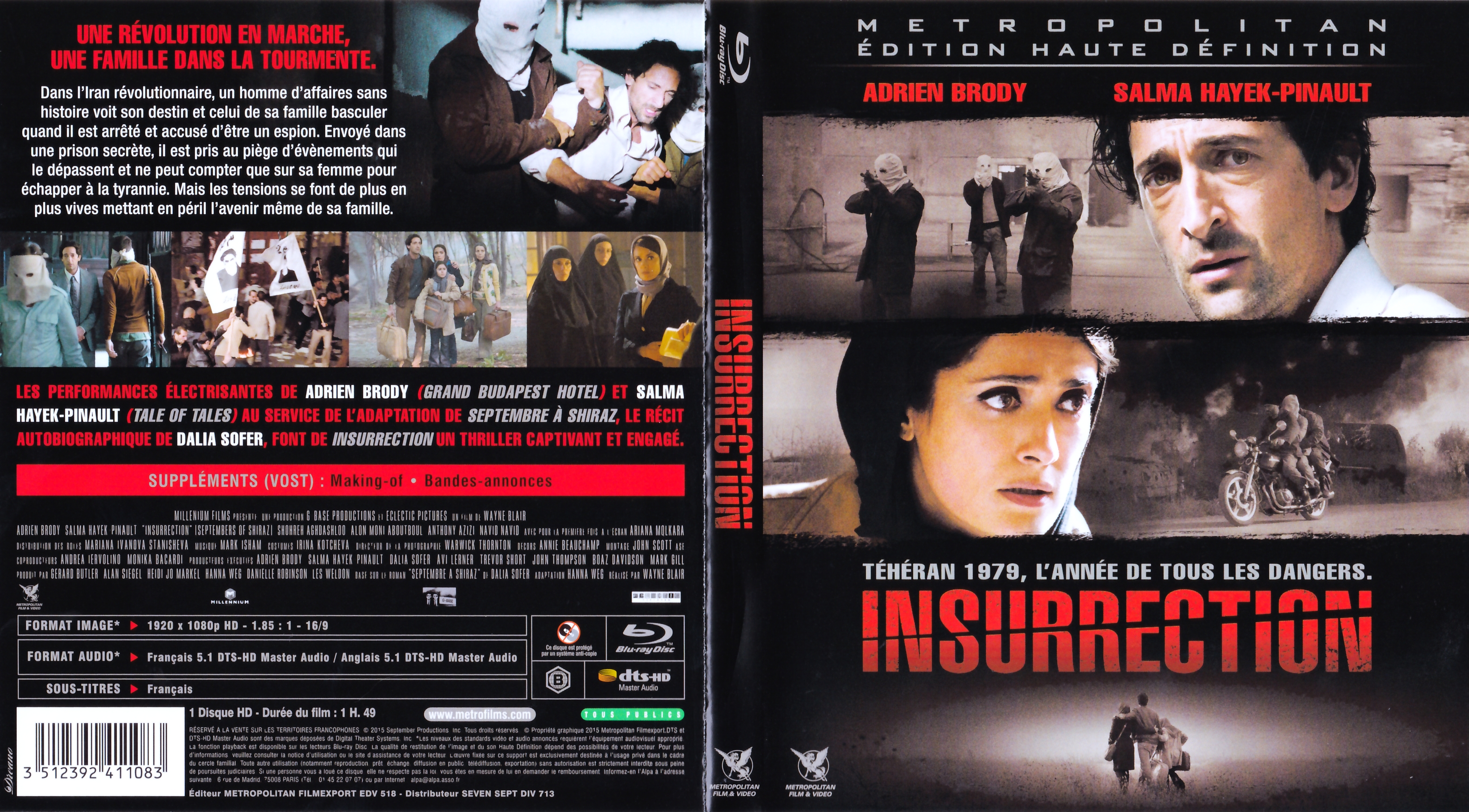 Jaquette DVD Insurrection (BLU-RAY)