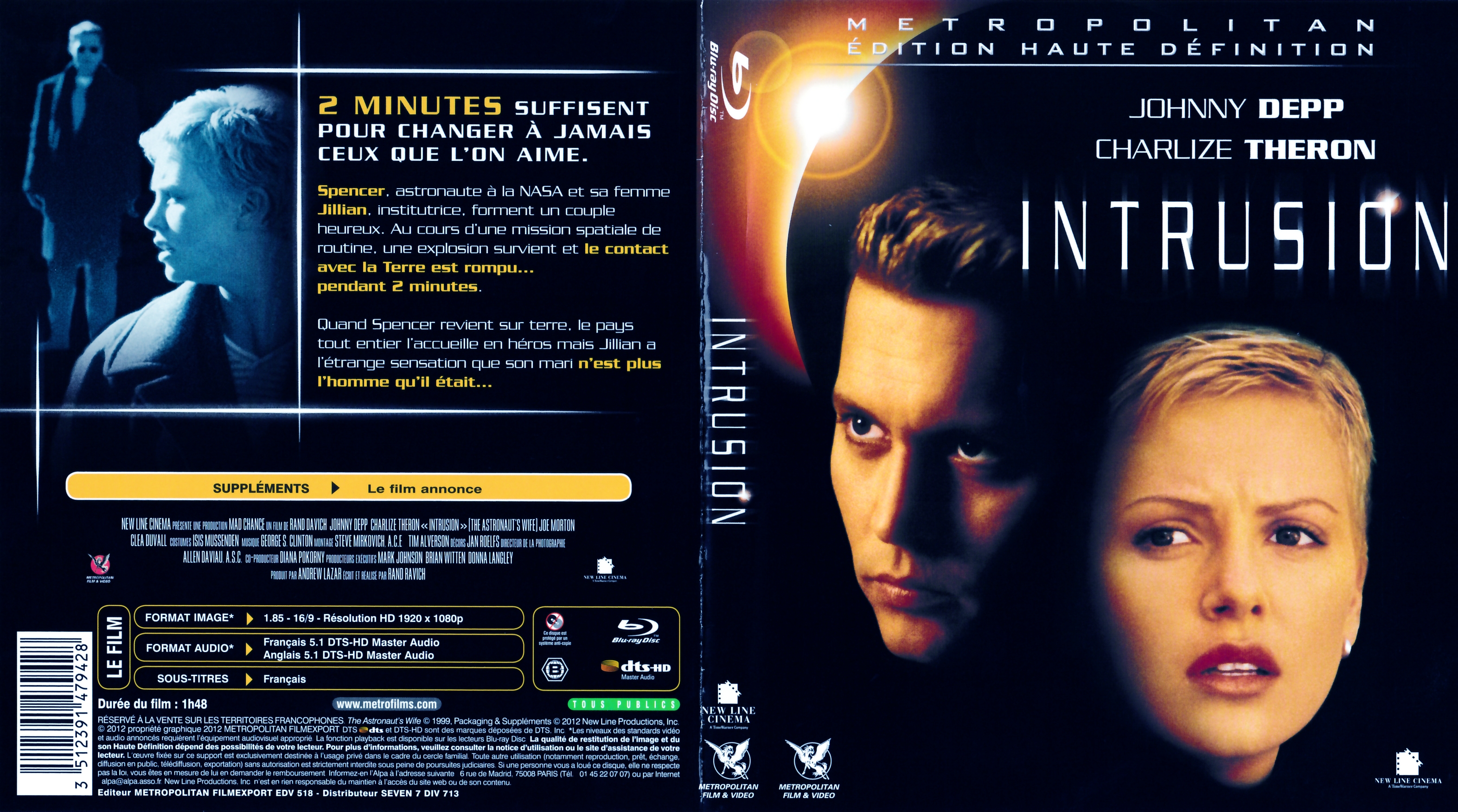 Jaquette DVD Intrusion (BLU-RAY)