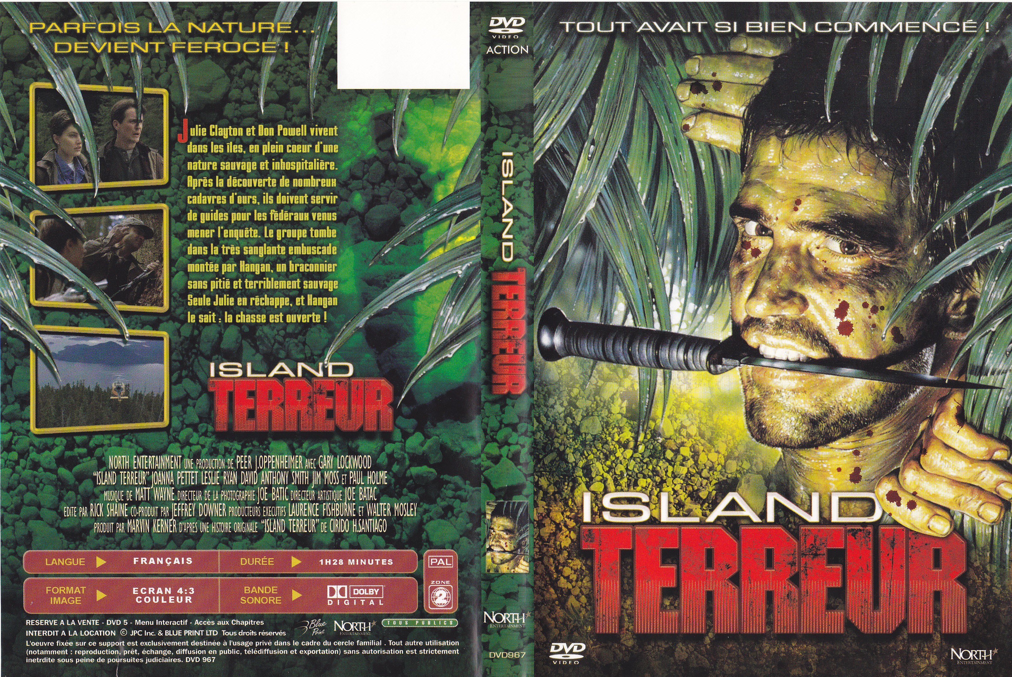 Jaquette DVD Island Terreur