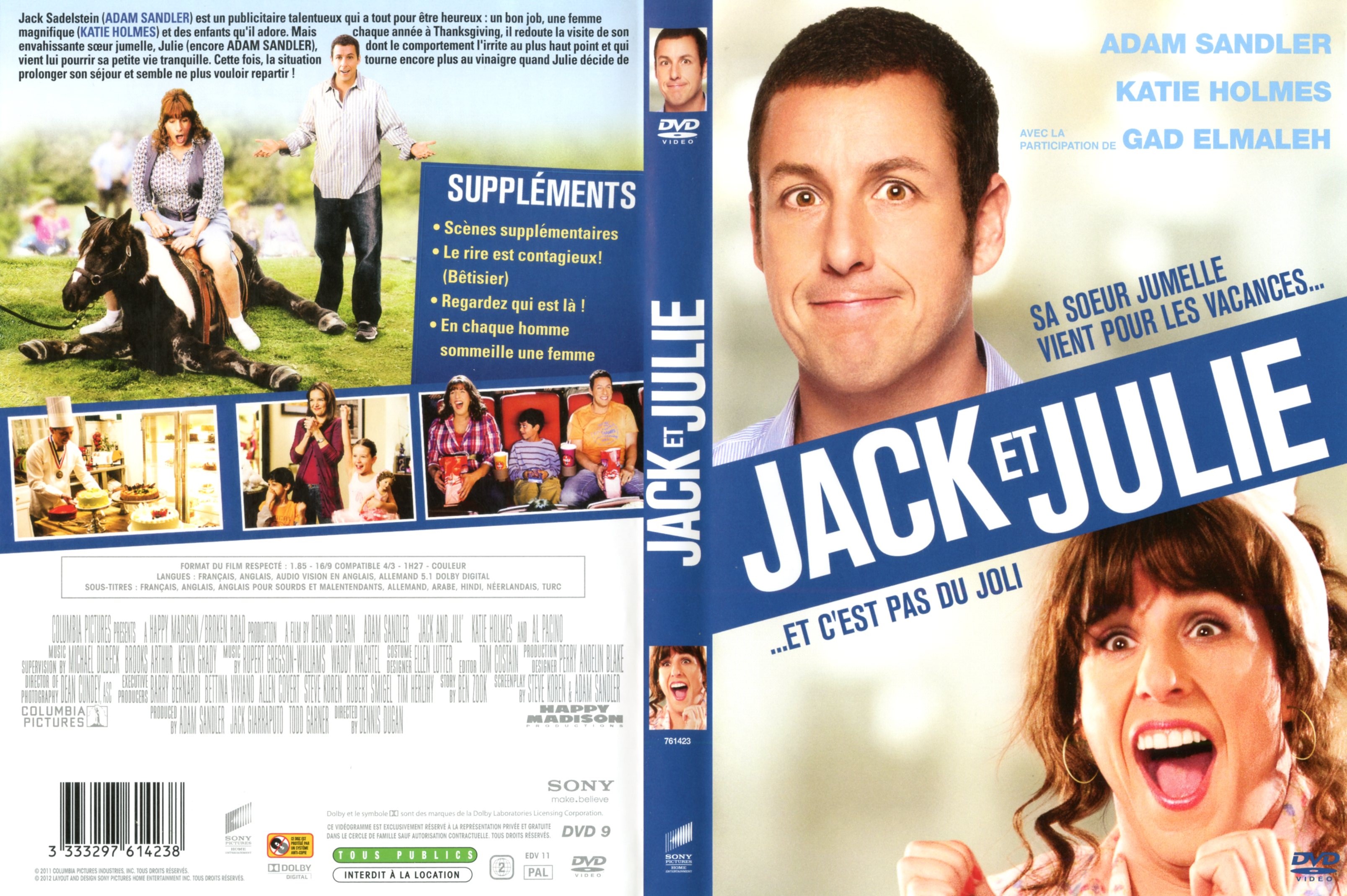 Jaquette Dvd De Jack Et Julie Cinéma Passion