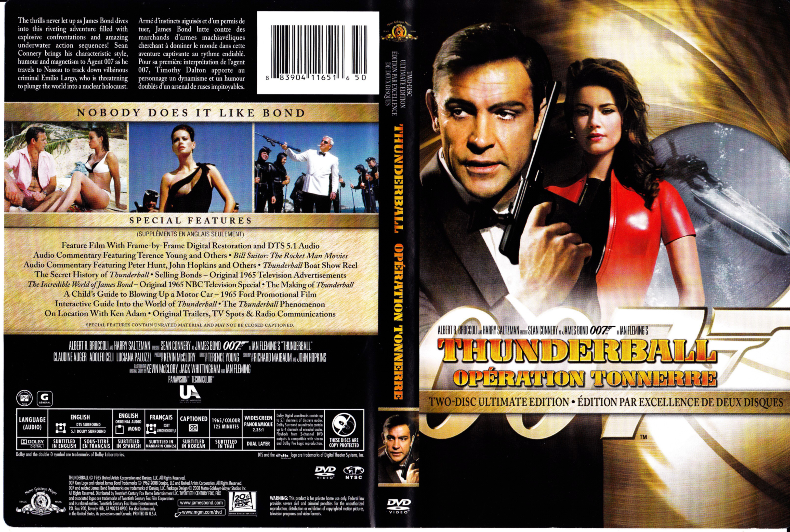 Jaquette DVD de James Bond 007 Permis de tuer - Cinéma Passion
