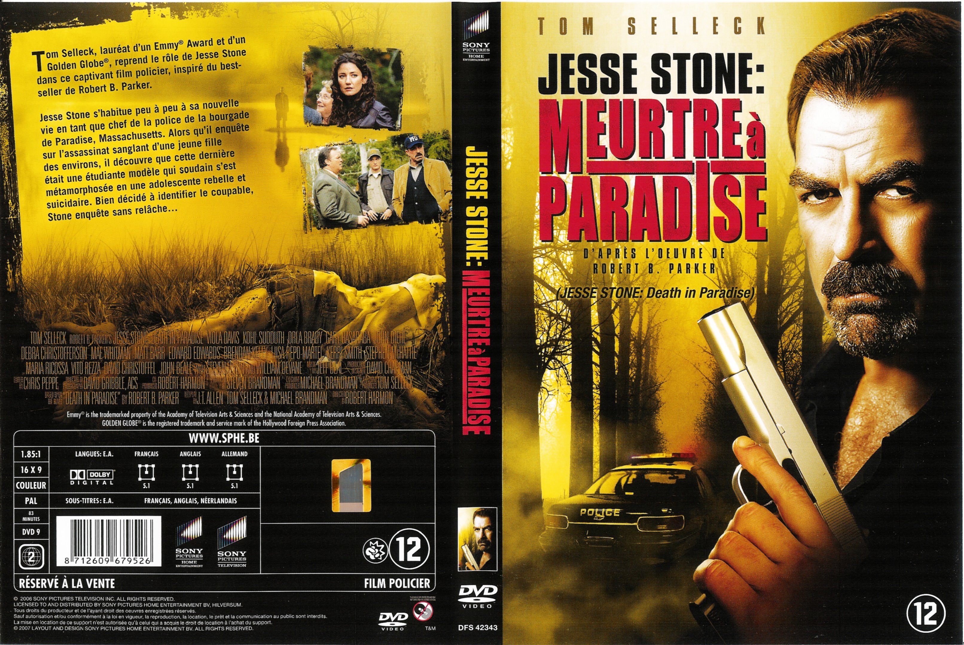 Jaquette DVD Jesse Stone - Meurtre  Paradise v2
