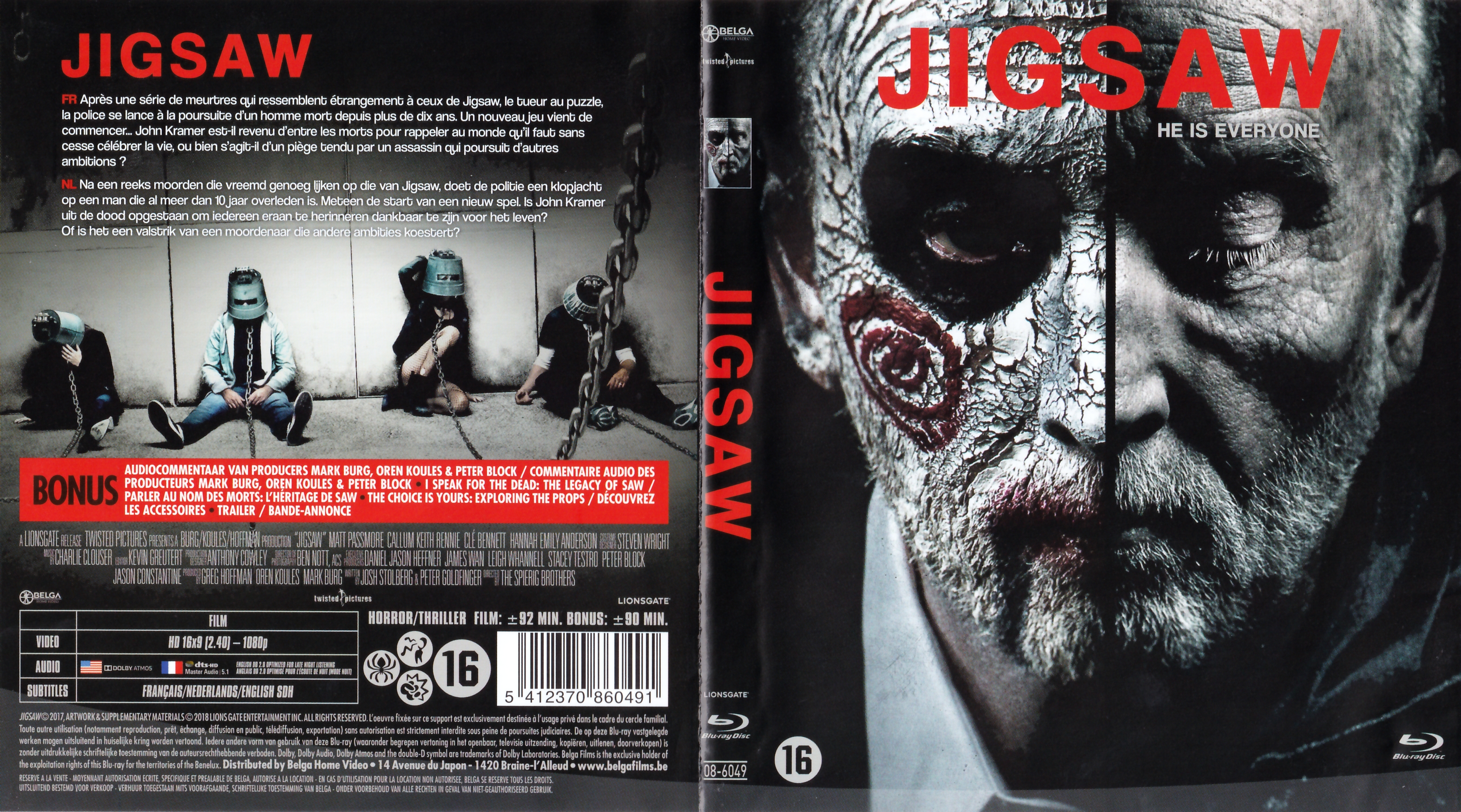 Jaquette DVD Jigsaw (BLU-RAY)