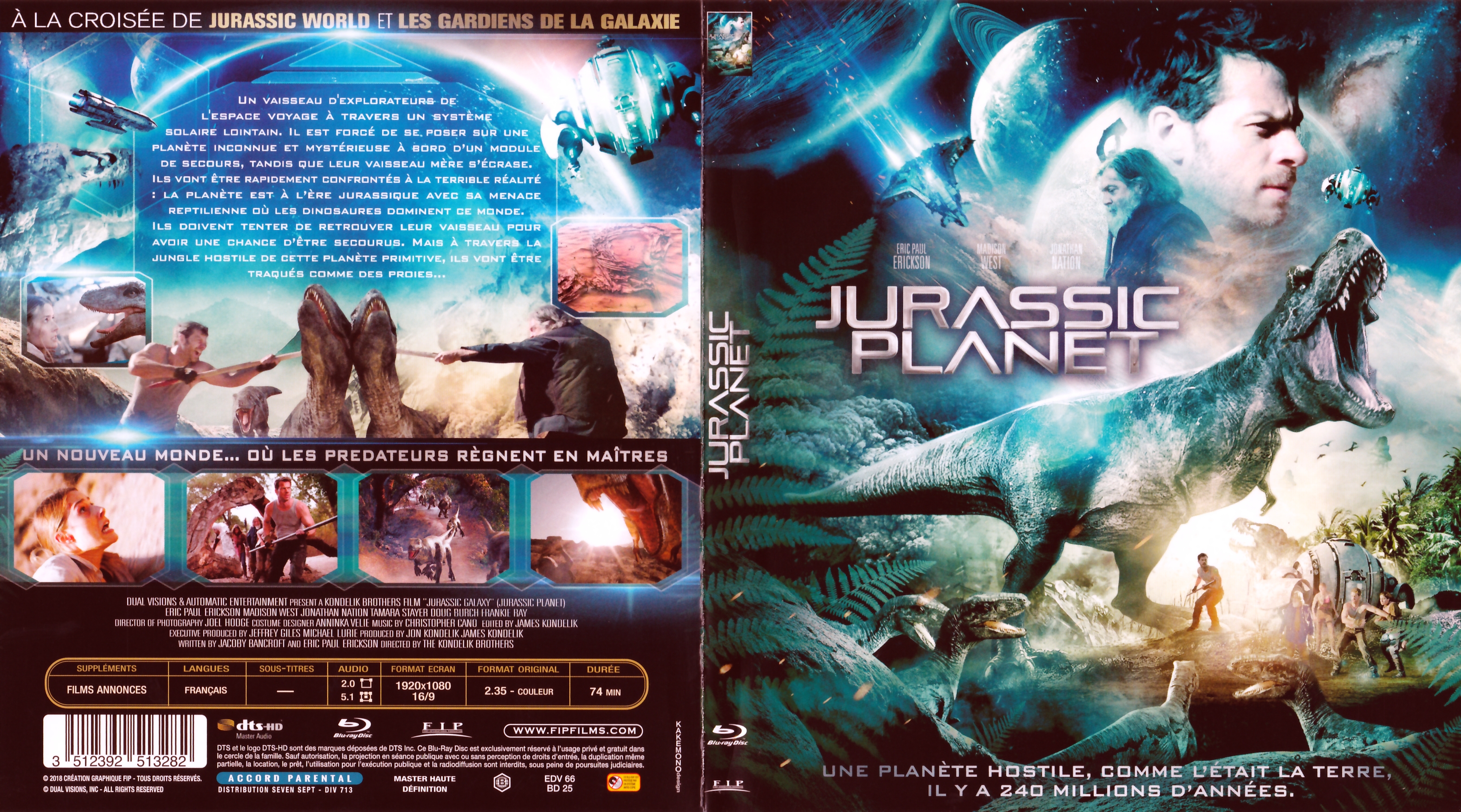 Jaquette DVD Jurassic planet (BLU-RAY)