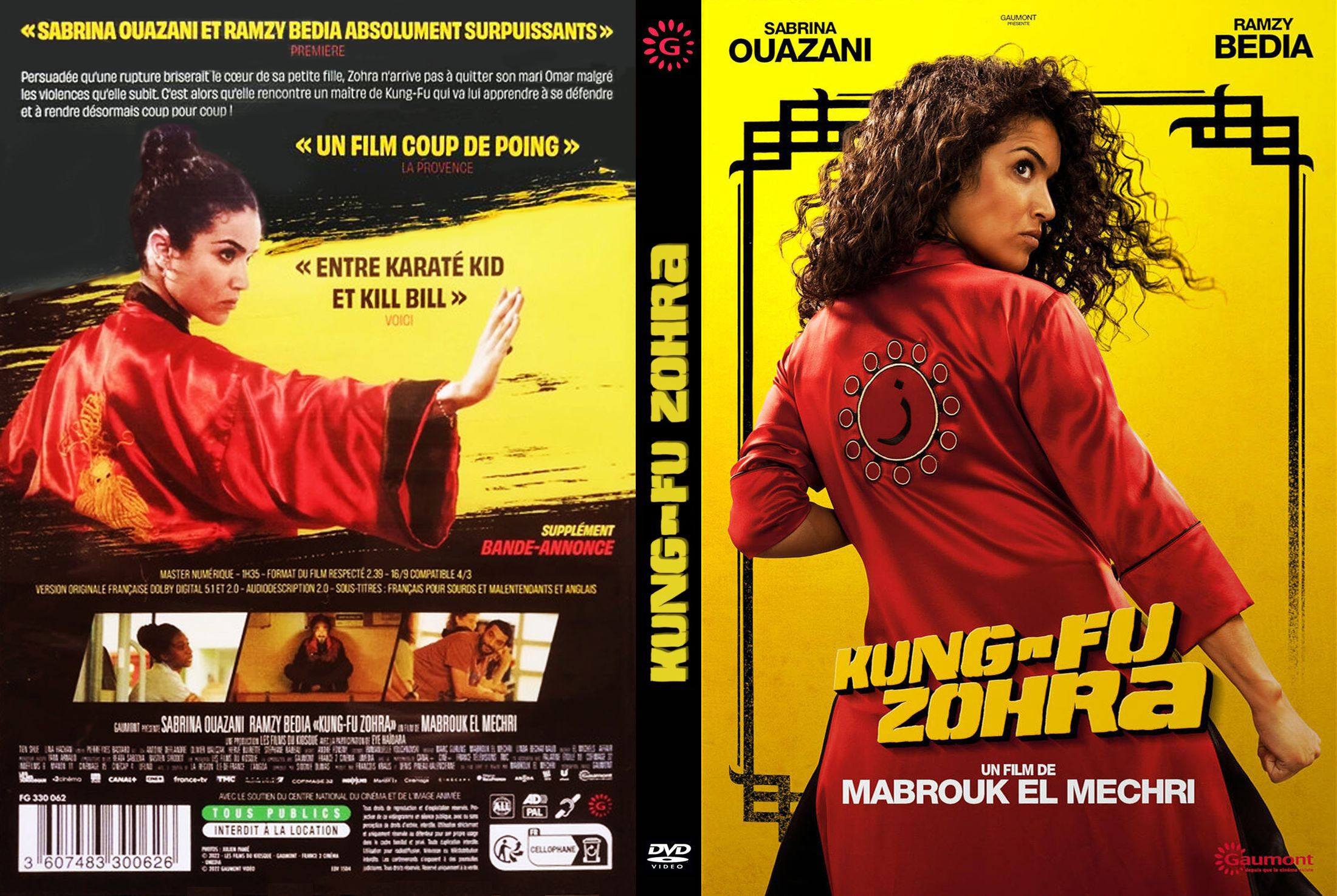 Jaquette DVD Kung-fu Zohra custom