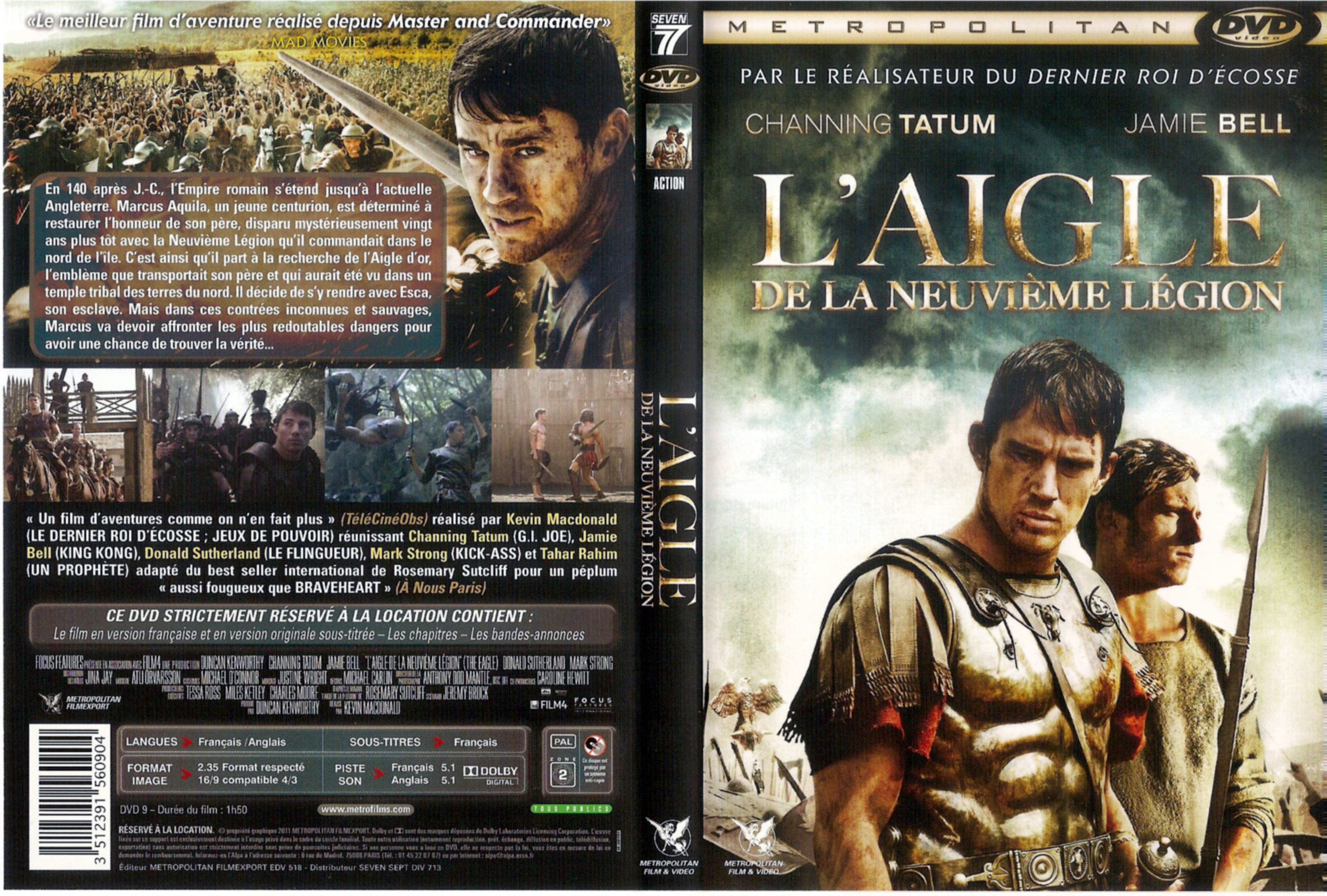 Jaquette DVD de L'aigle de la neuvième légion - Passion