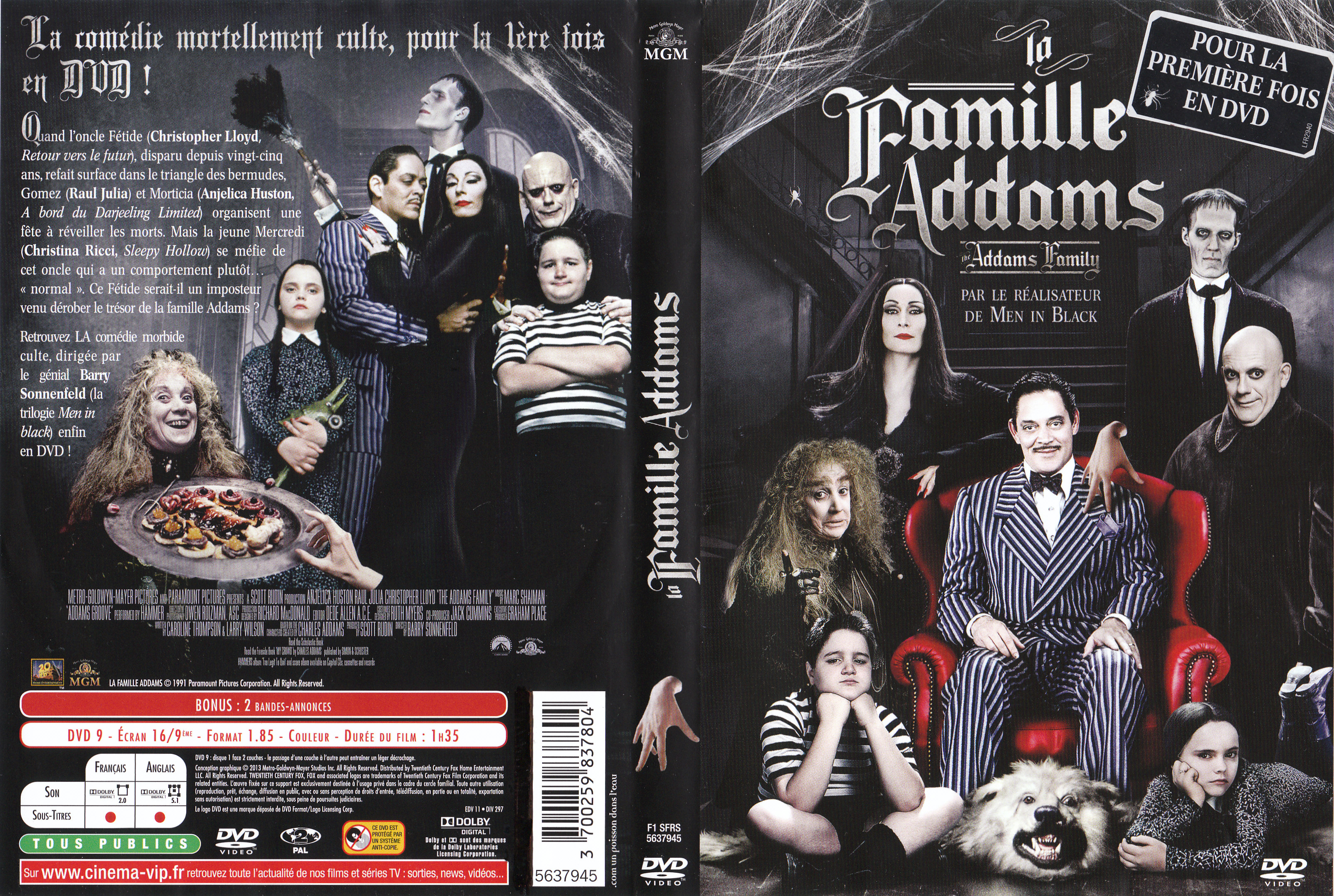 Jaquette DVD La Famille Addams