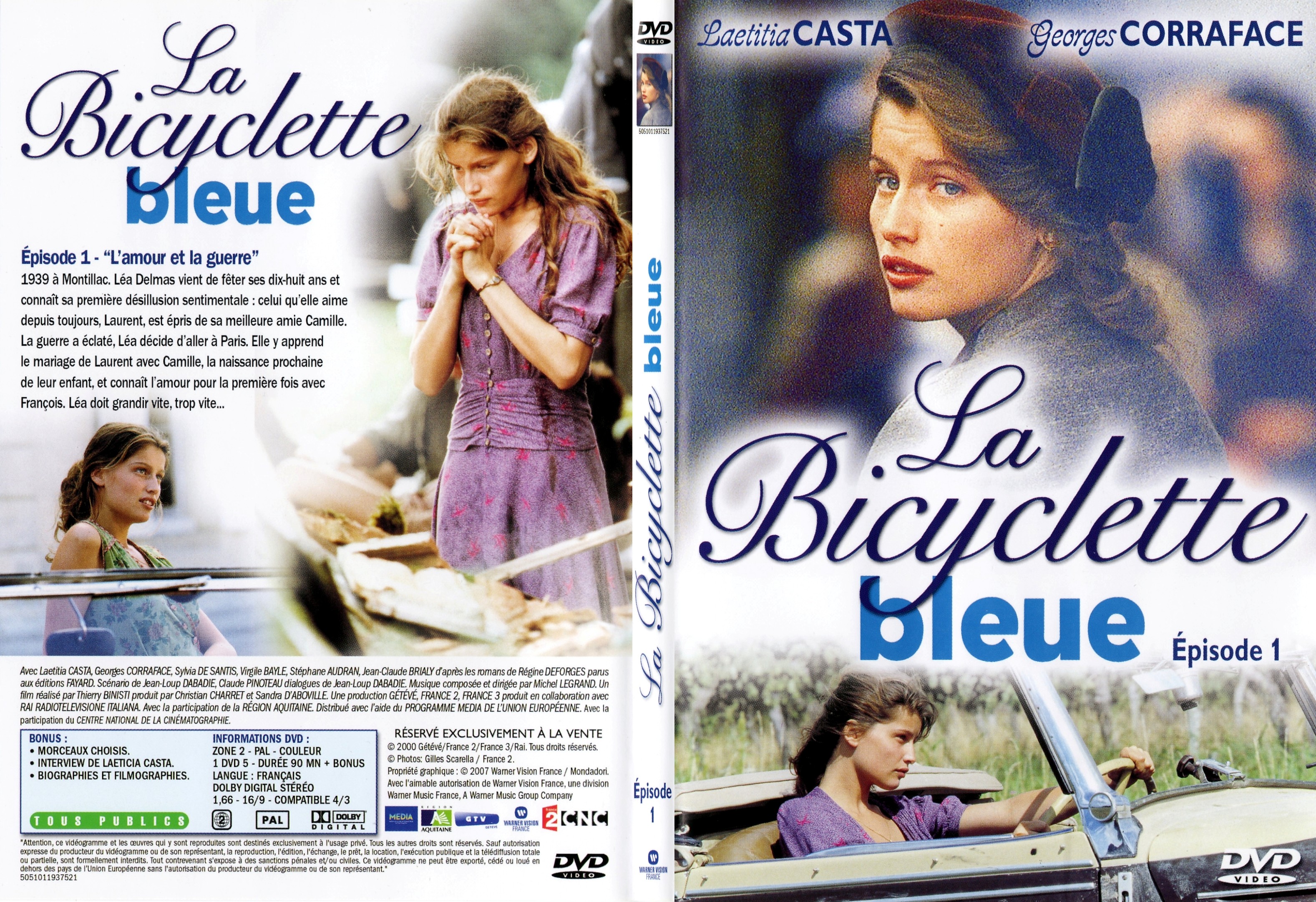 Jaquette DVD La bicyclette bleue Episode 1 - SLIM