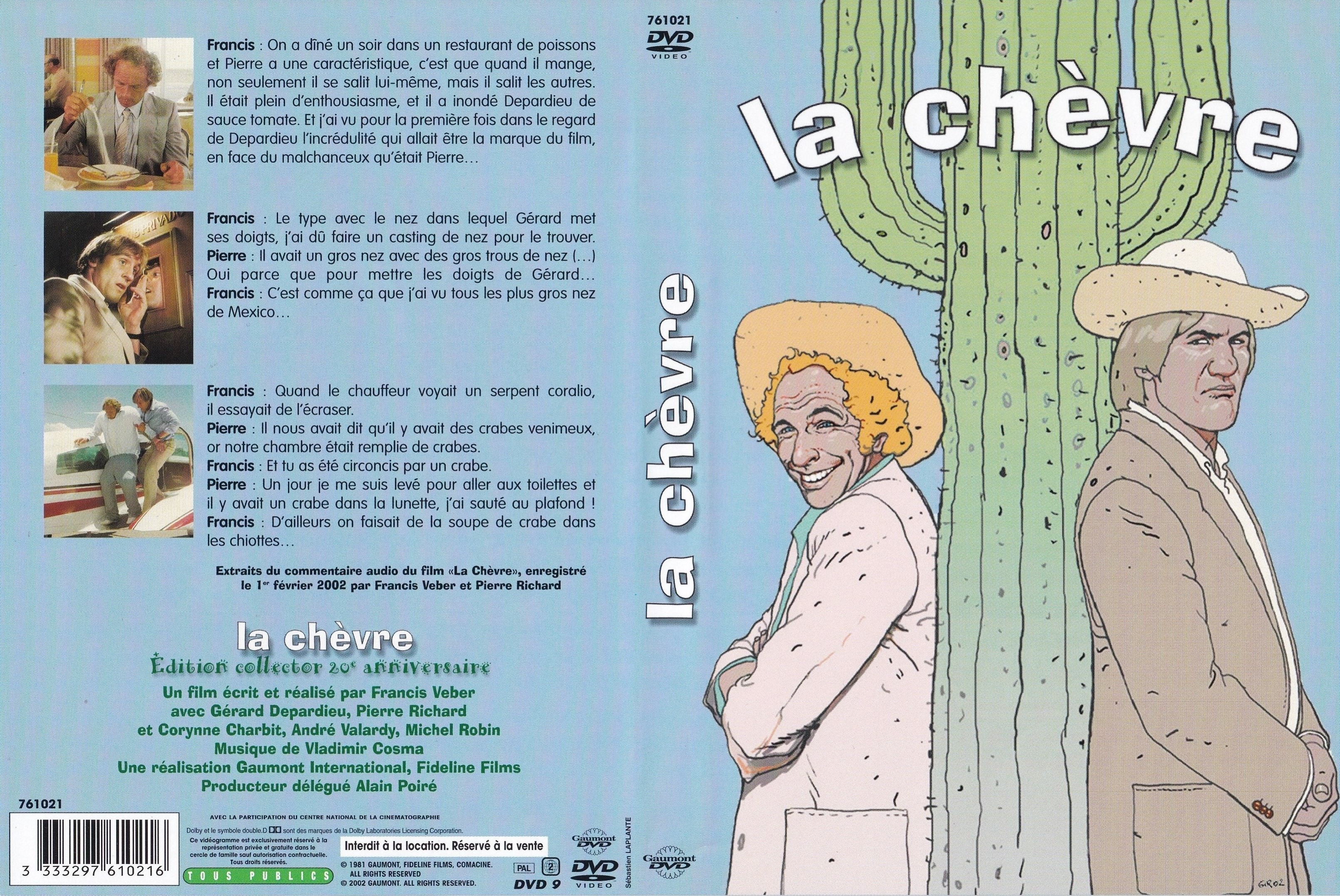 Jaquette DVD La chvre