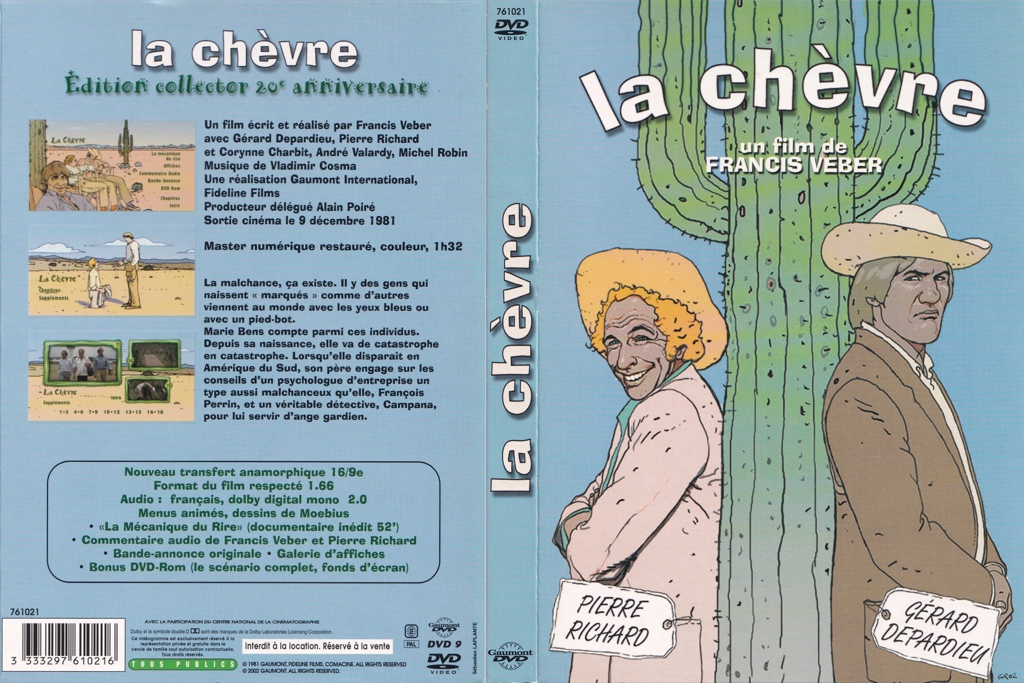 Jaquette DVD La chvre v3