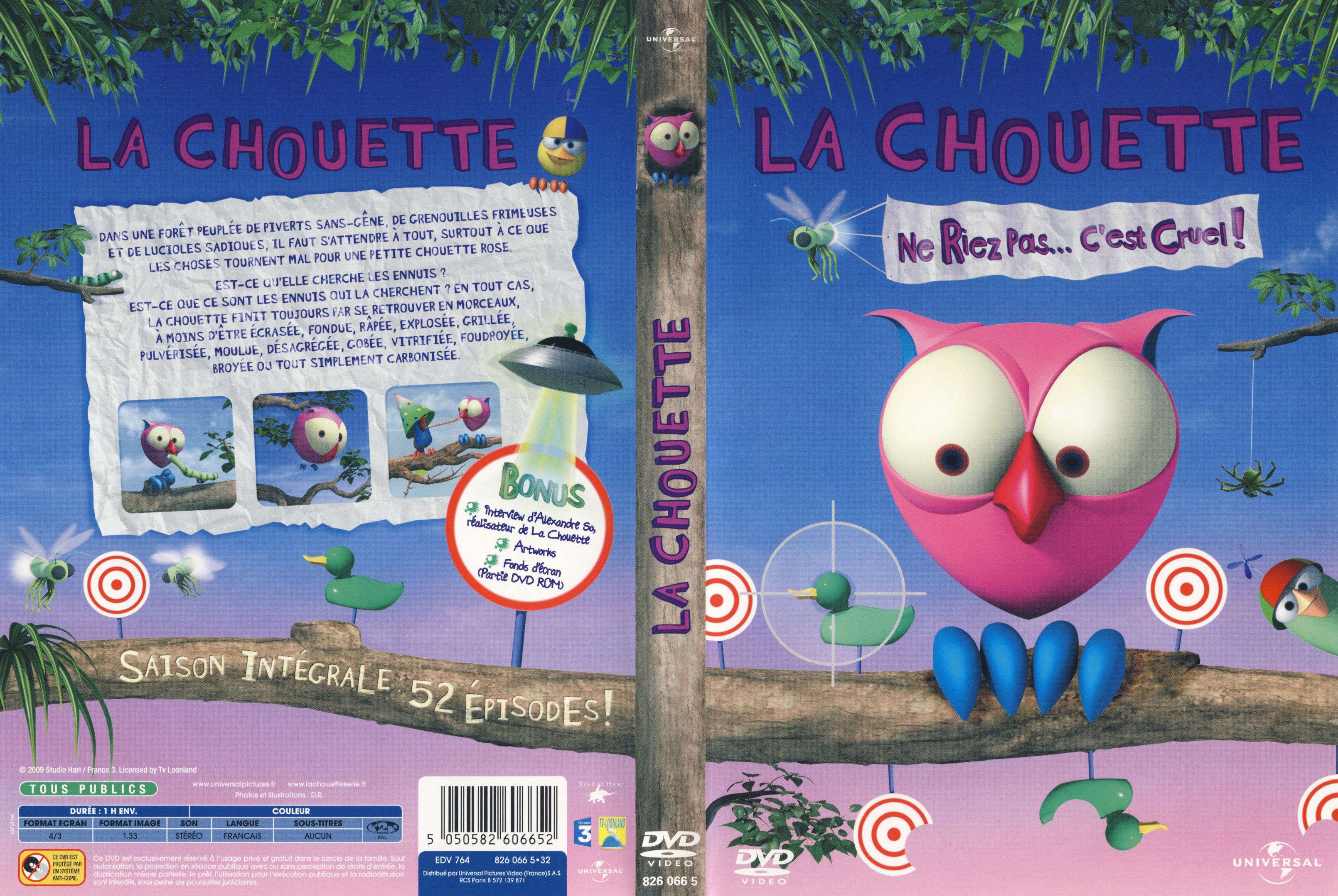 Jaquette DVD de La chouette - Cinéma Passion