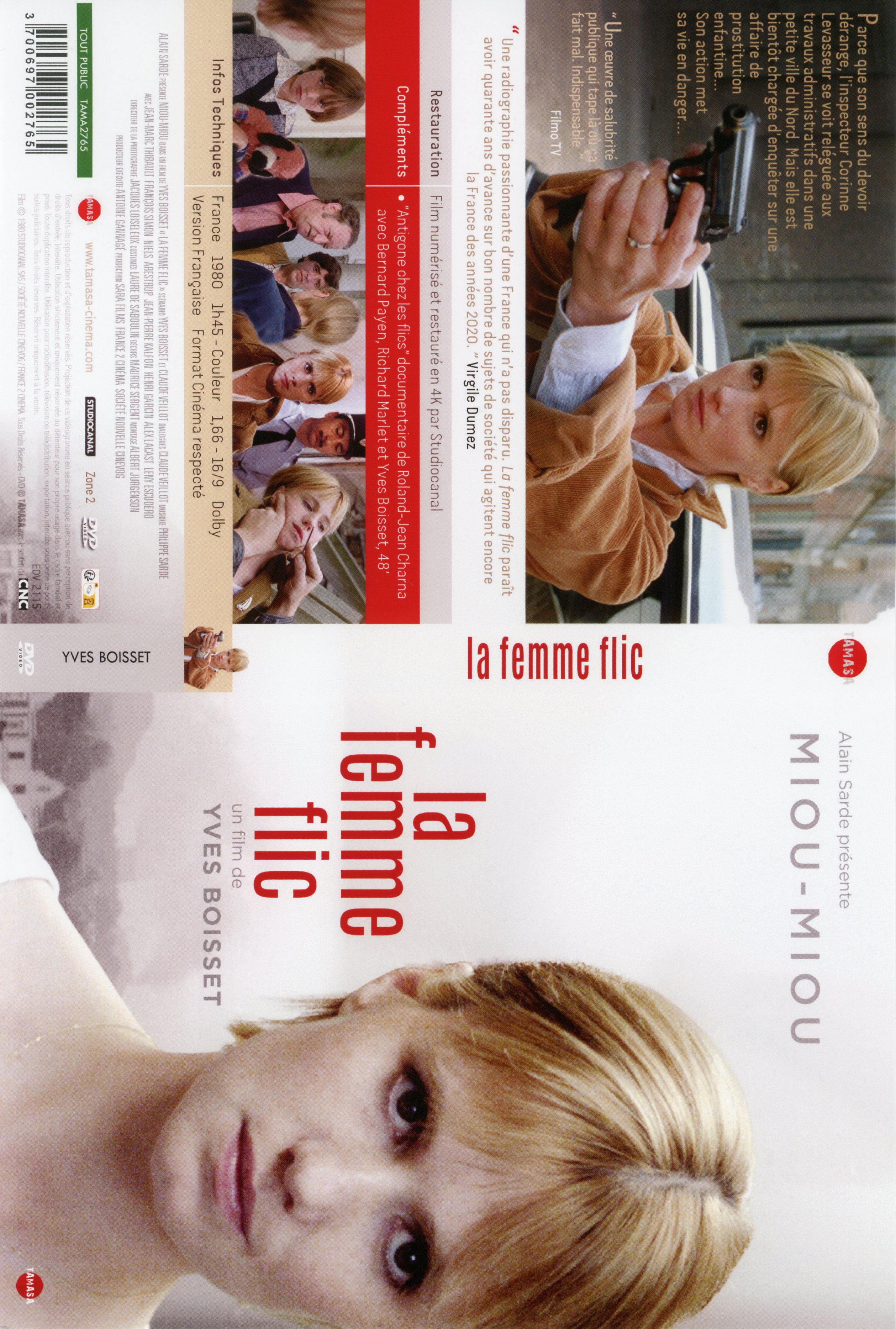 Jaquette DVD La femme flic