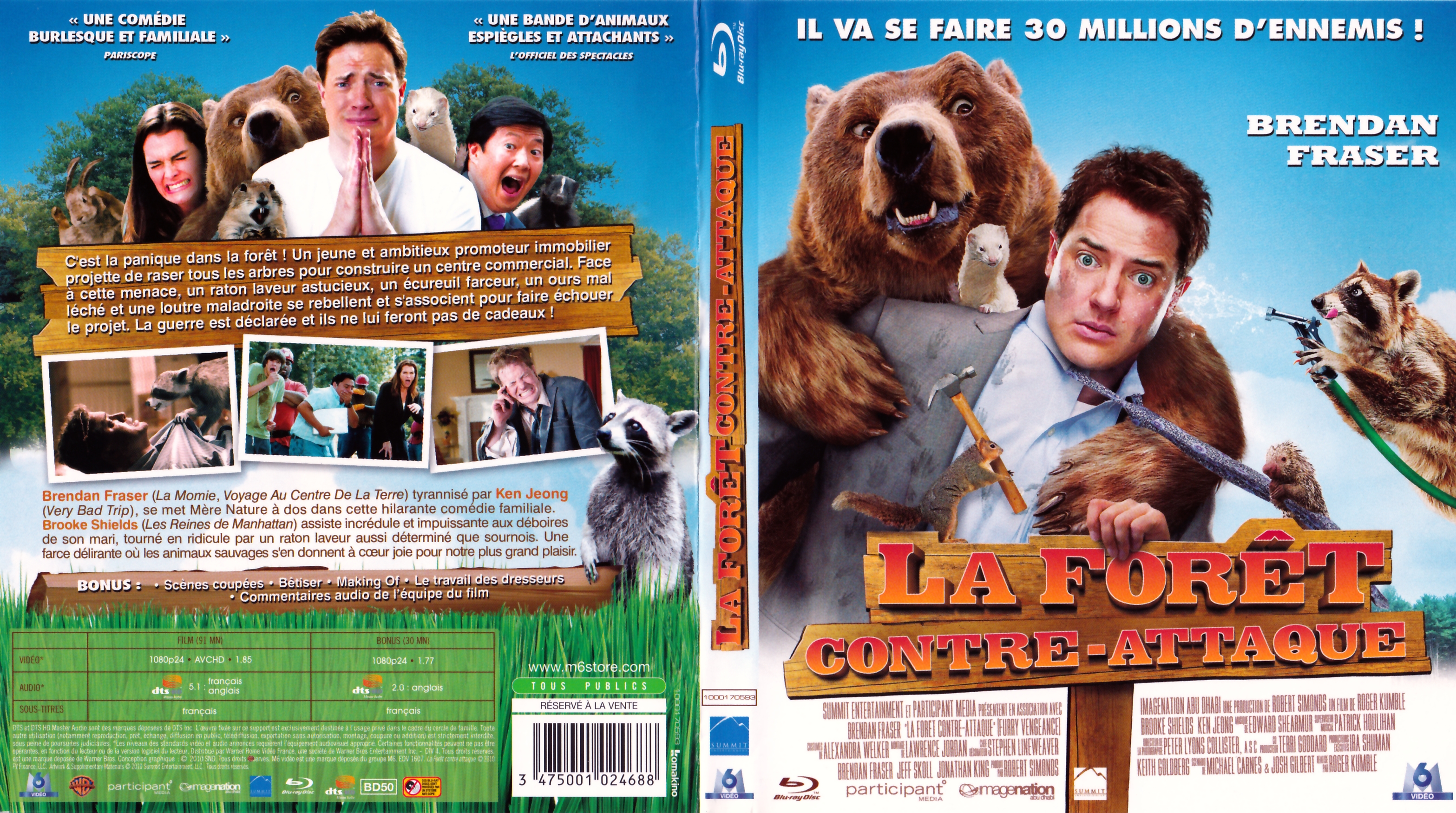 Jaquette DVD La foret contre-attaque (BLU-RAY)