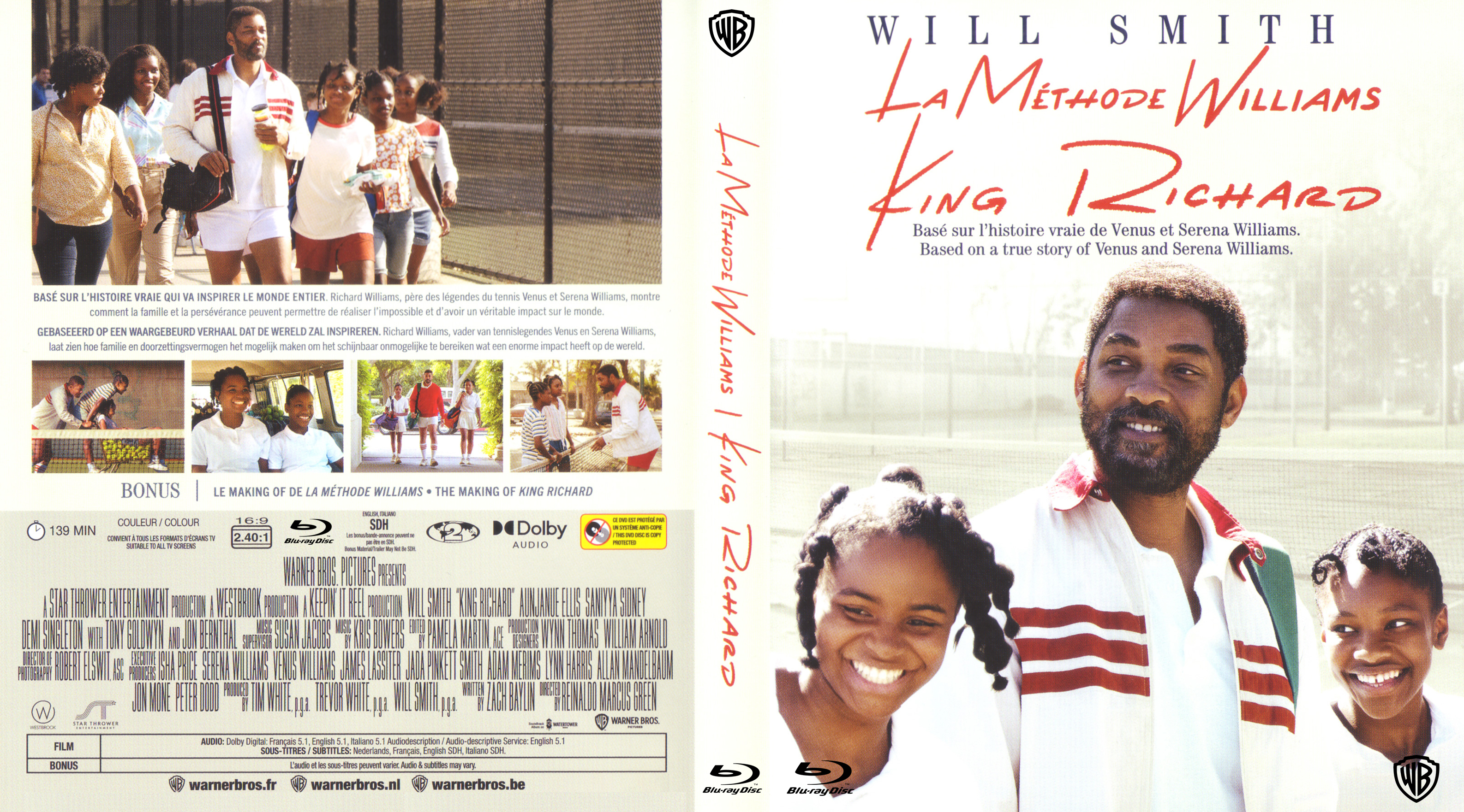 Jaquette DVD La mthode Williams custom (BLU-RAY)