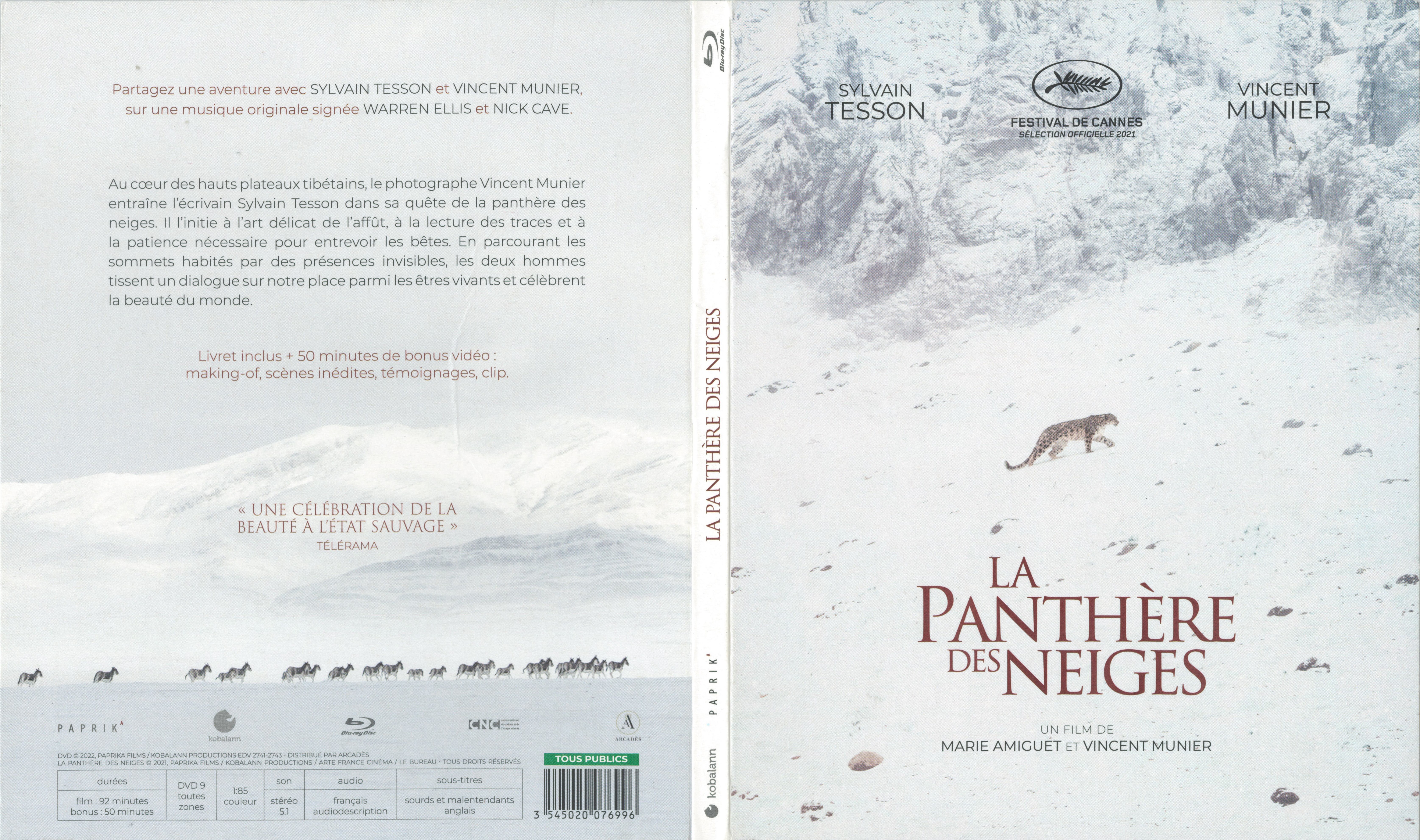 Jaquette DVD La panthre des Neiges