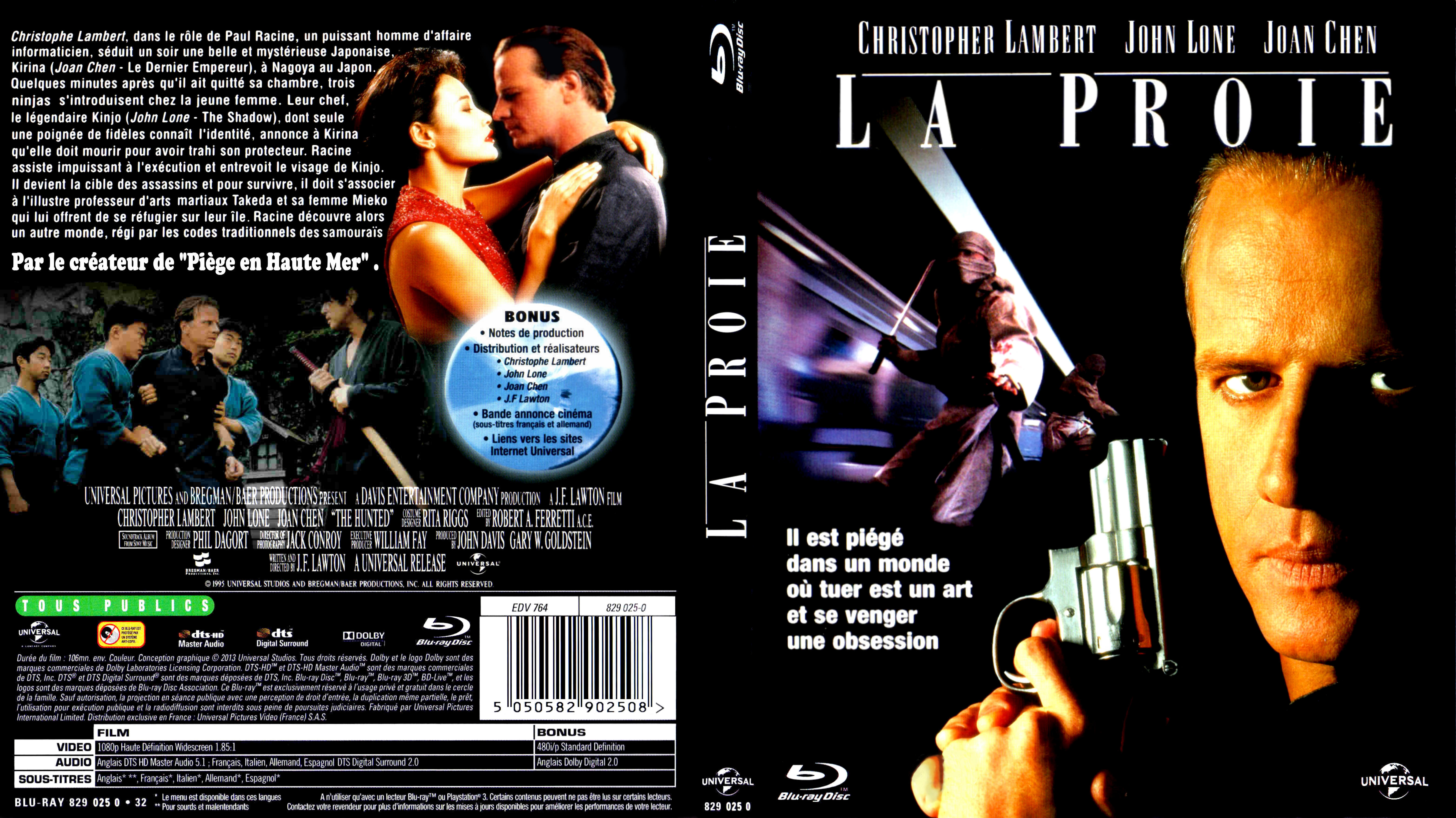 Jaquette Dvd De La Proie Custom Blu Ray Cinéma Passion
