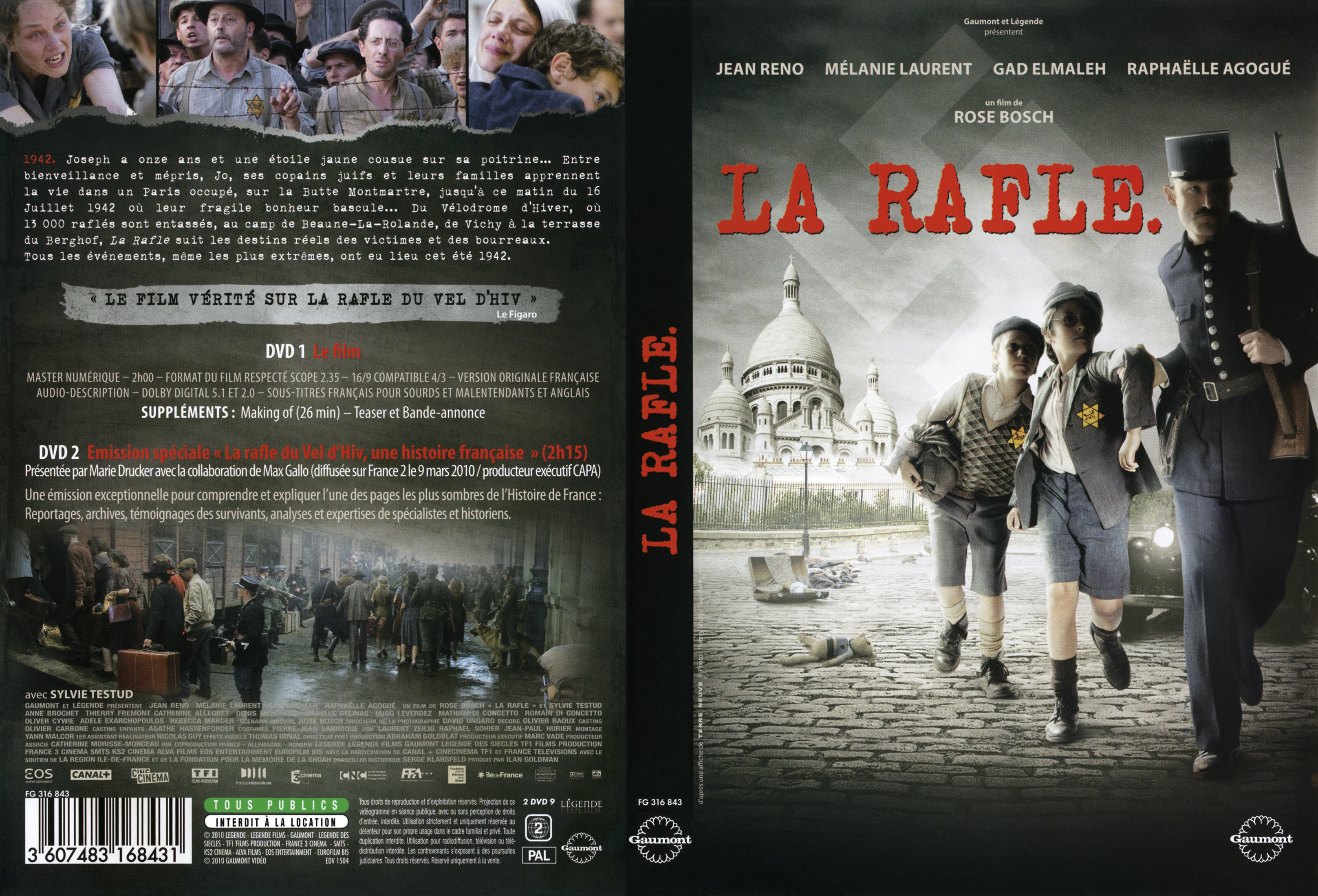 Jaquette DVD La rafle