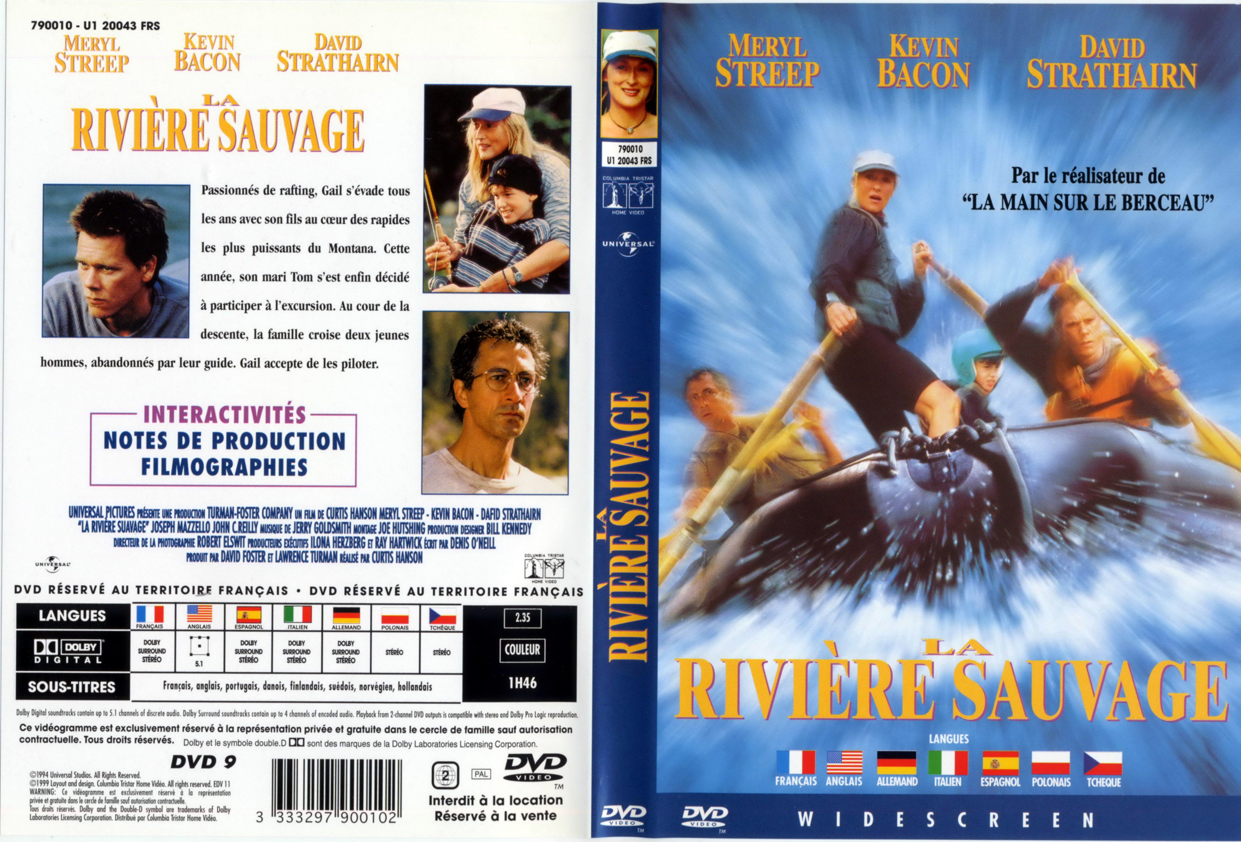 Jaquette DVD La riviere sauvage v2