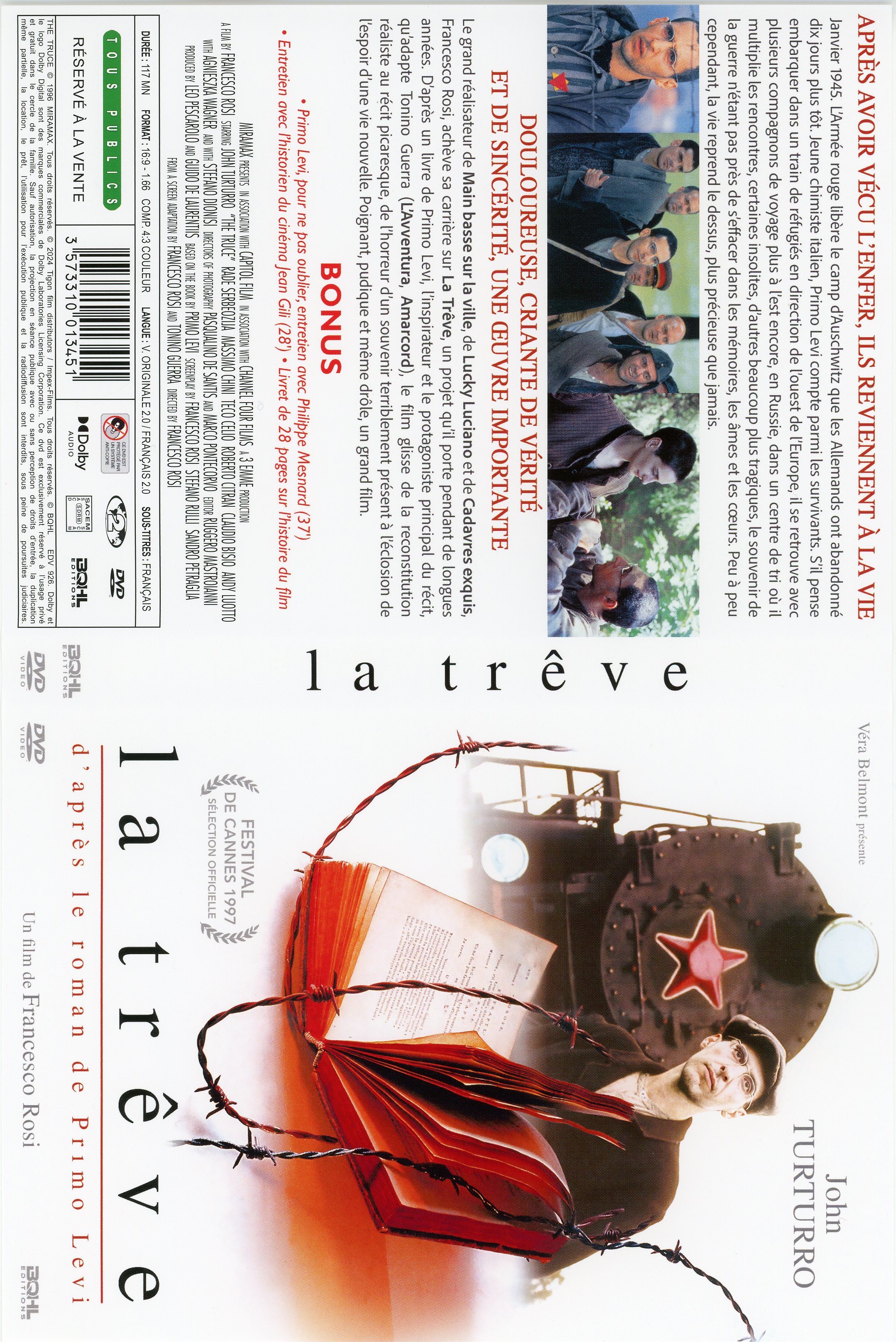 Jaquette DVD La trve (1997) 