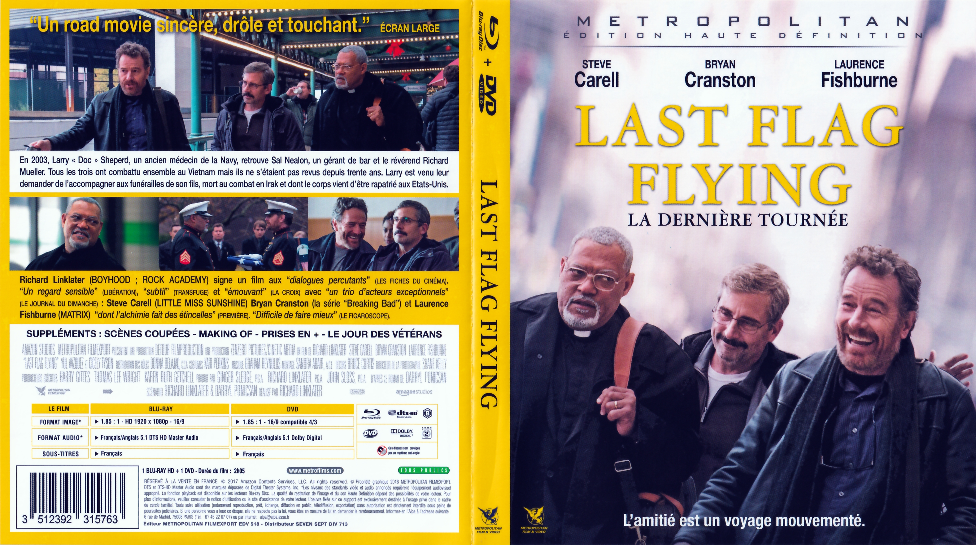 Jaquette DVD Last flag flying (BLU-RAY)