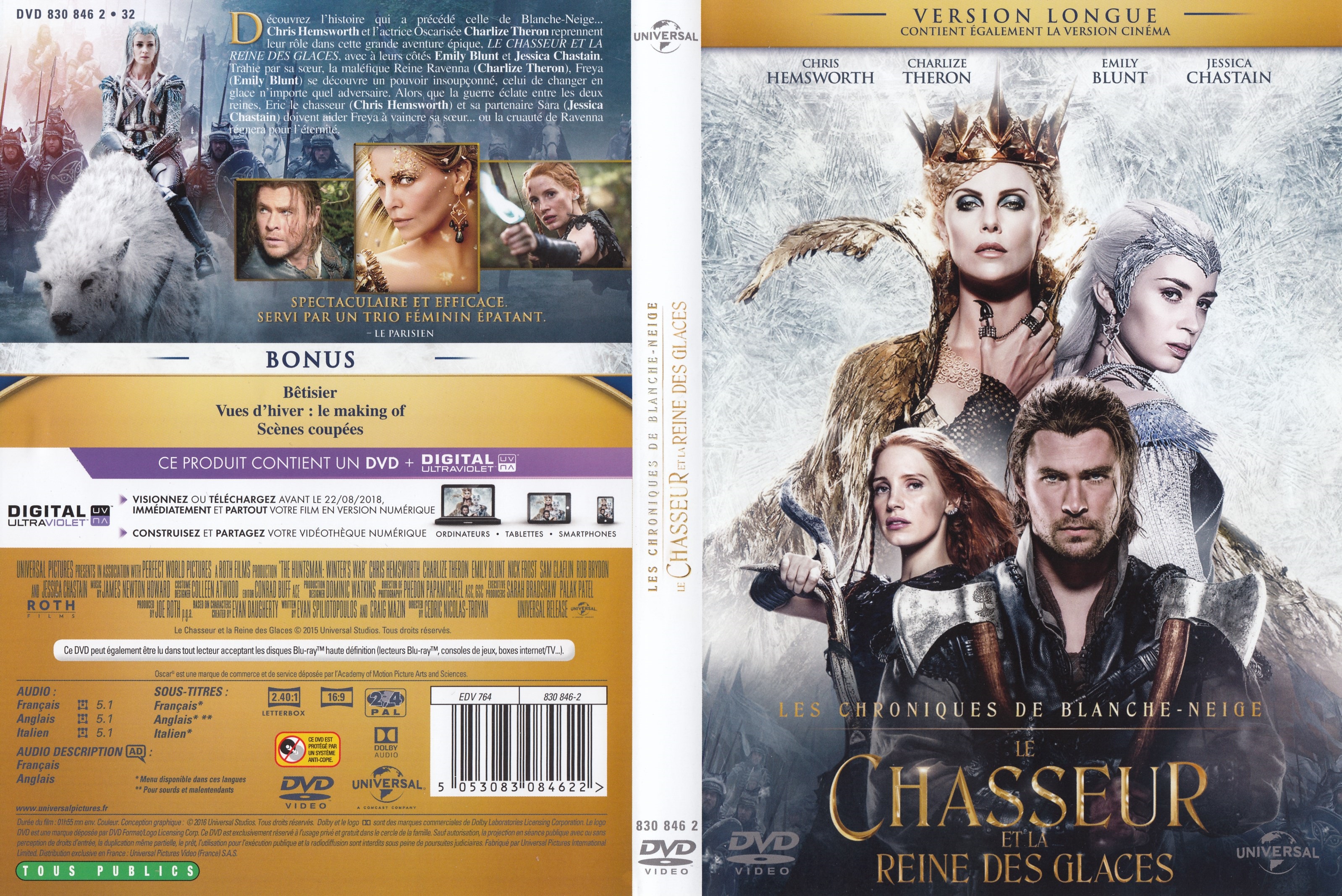 Le chasseur et la reine des glaces streaming vostfr