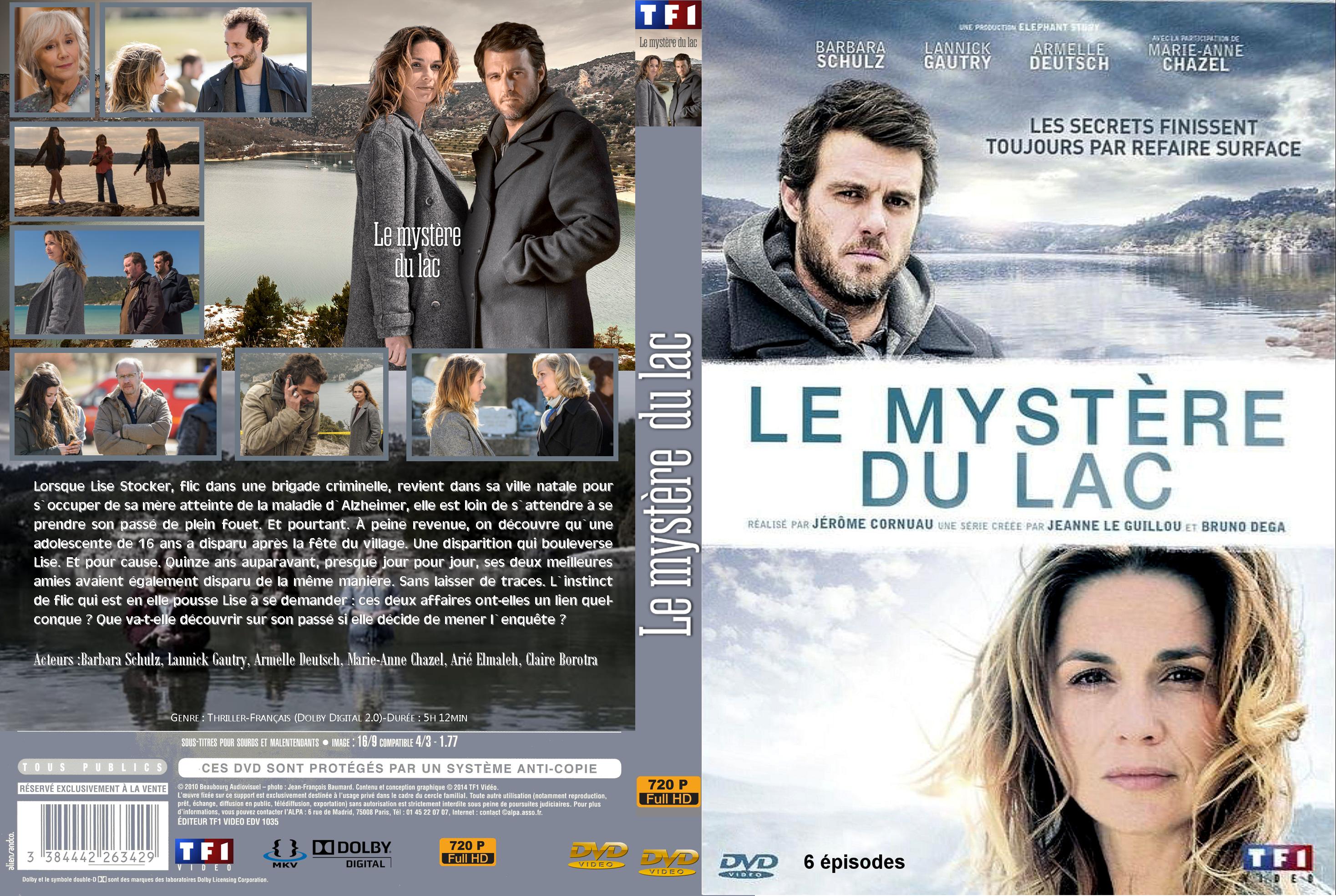 Jaquette Dvd De Le Mystère Du Lac Série Custom Cinéma Passion