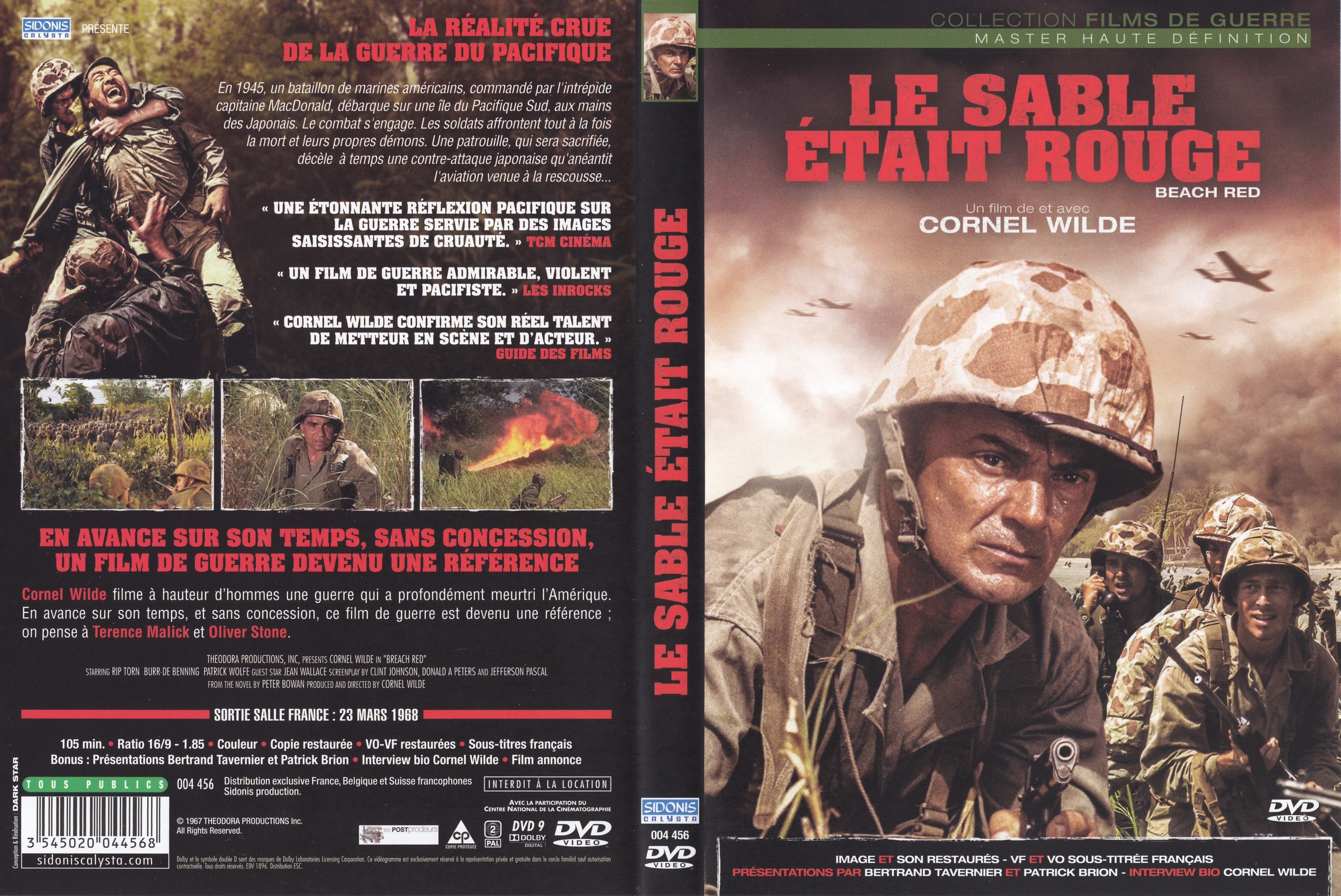 Jaquette DVD Le Sable tait rouge