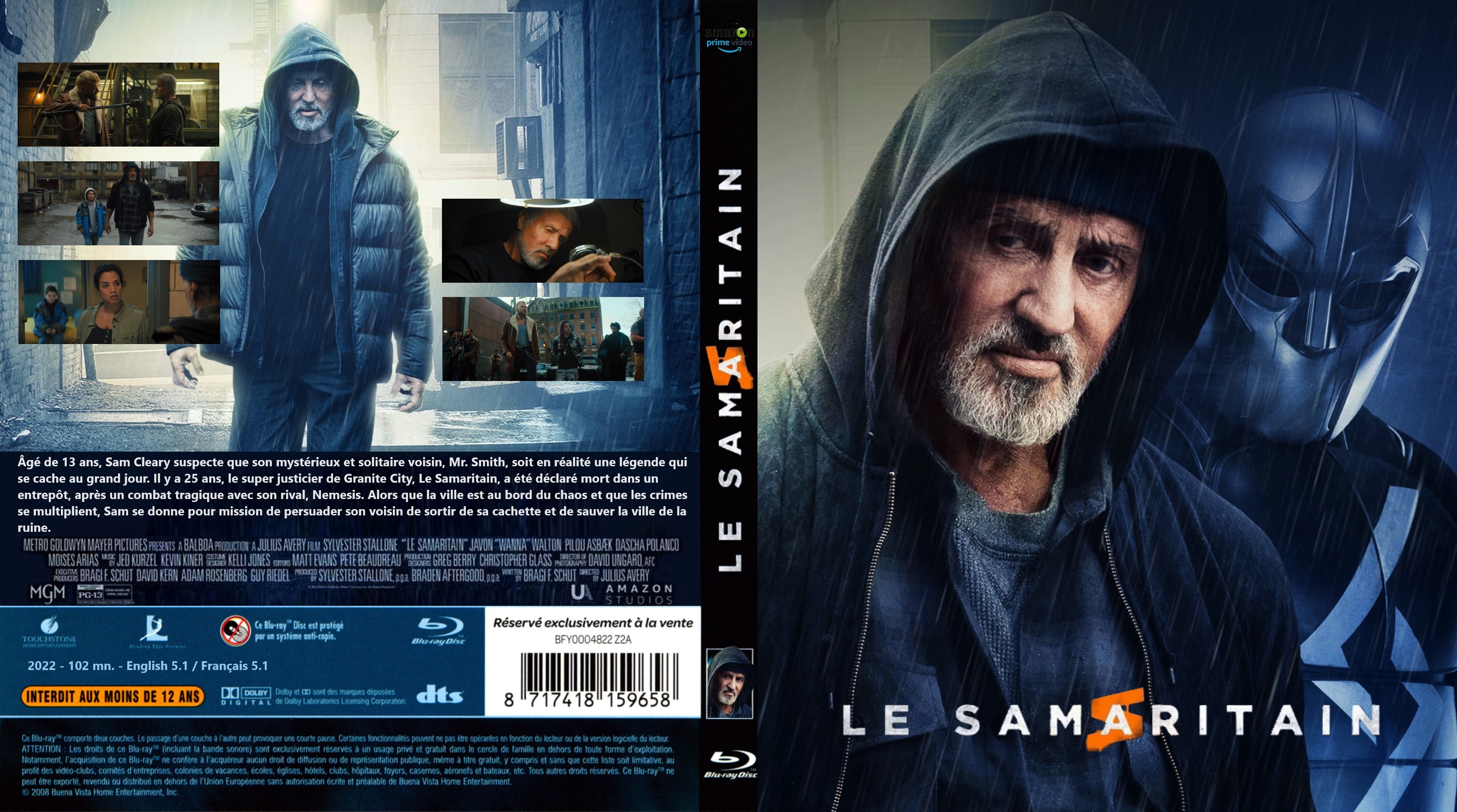 Jaquette DVD Le Samaritain custom (BLU-RAY)